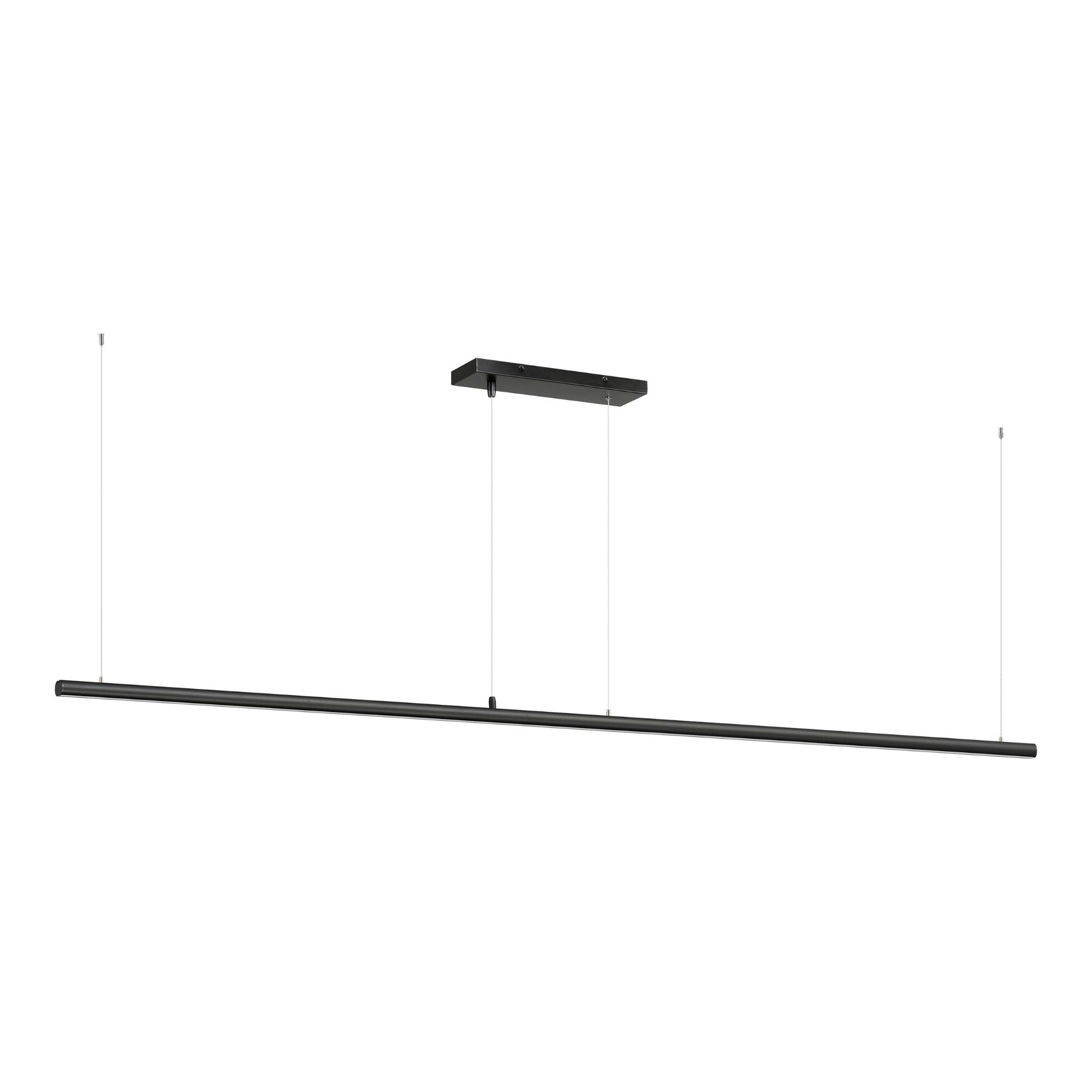 Continuum 94" LED Linear Pendant, Black Finish