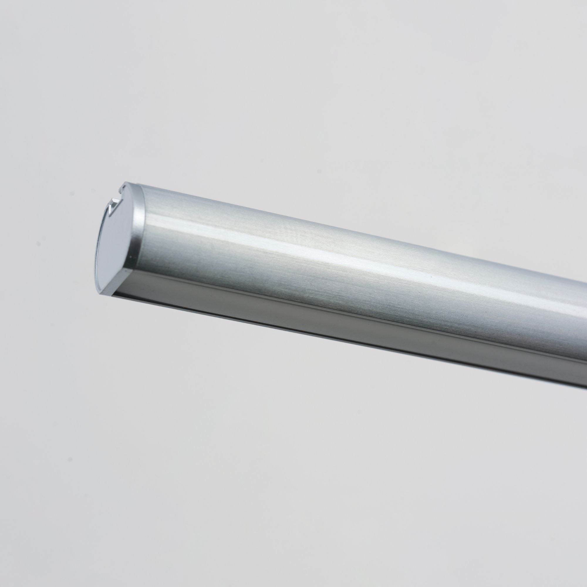 Continuum 94" LED Linear Pendant, Satin Aluminum Finish