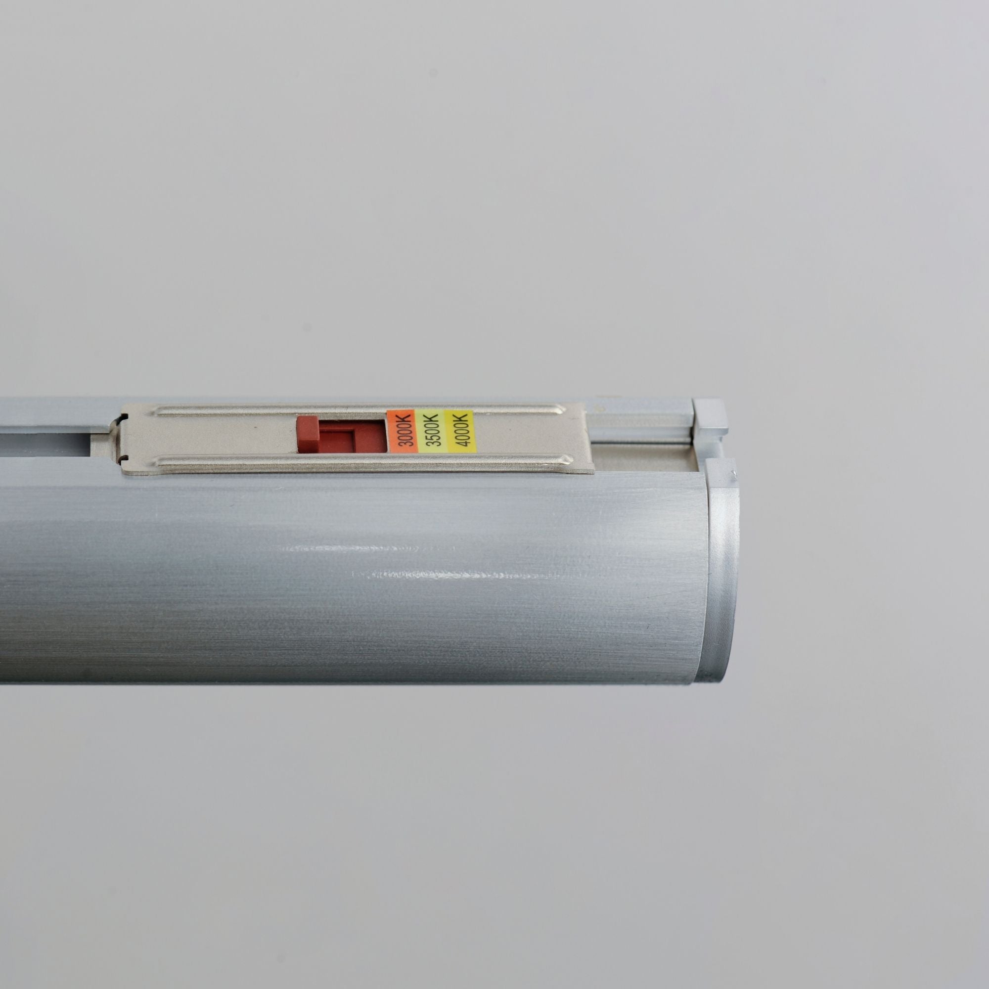 Continuum 94" LED Linear Pendant, Satin Aluminum Finish