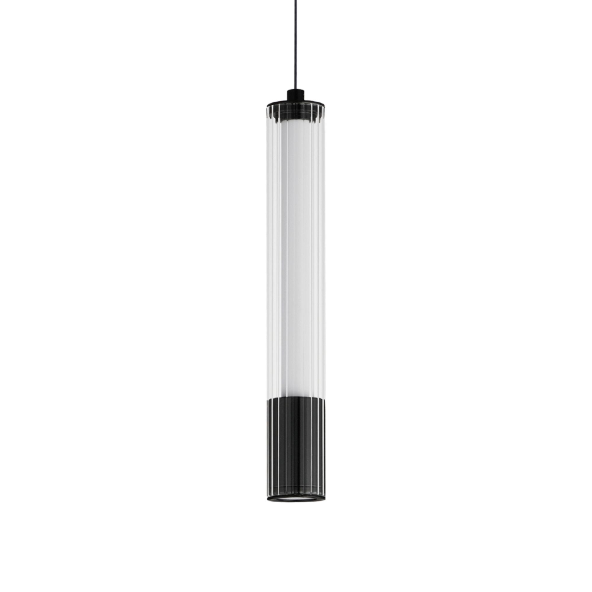 Cortex 10" LED Mini Pendant, Black Finish
