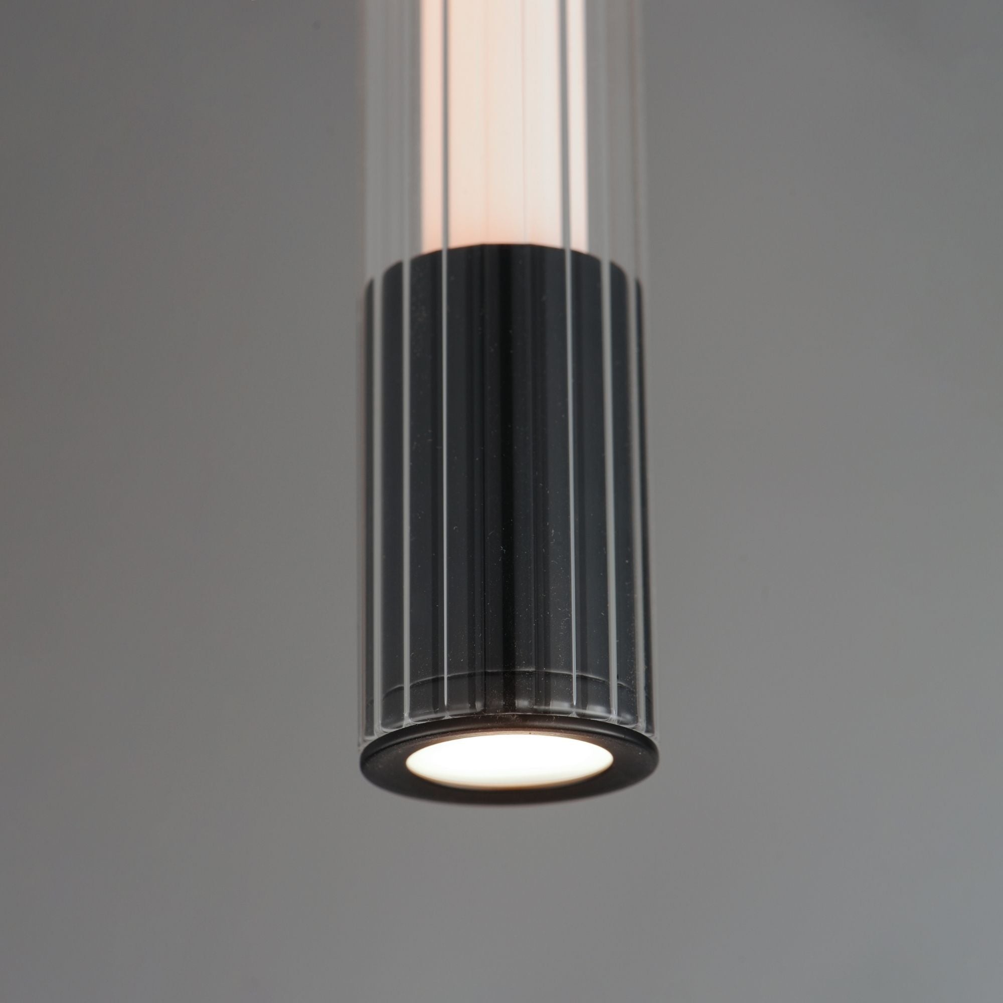 Cortex 10" LED Mini Pendant, Black Finish