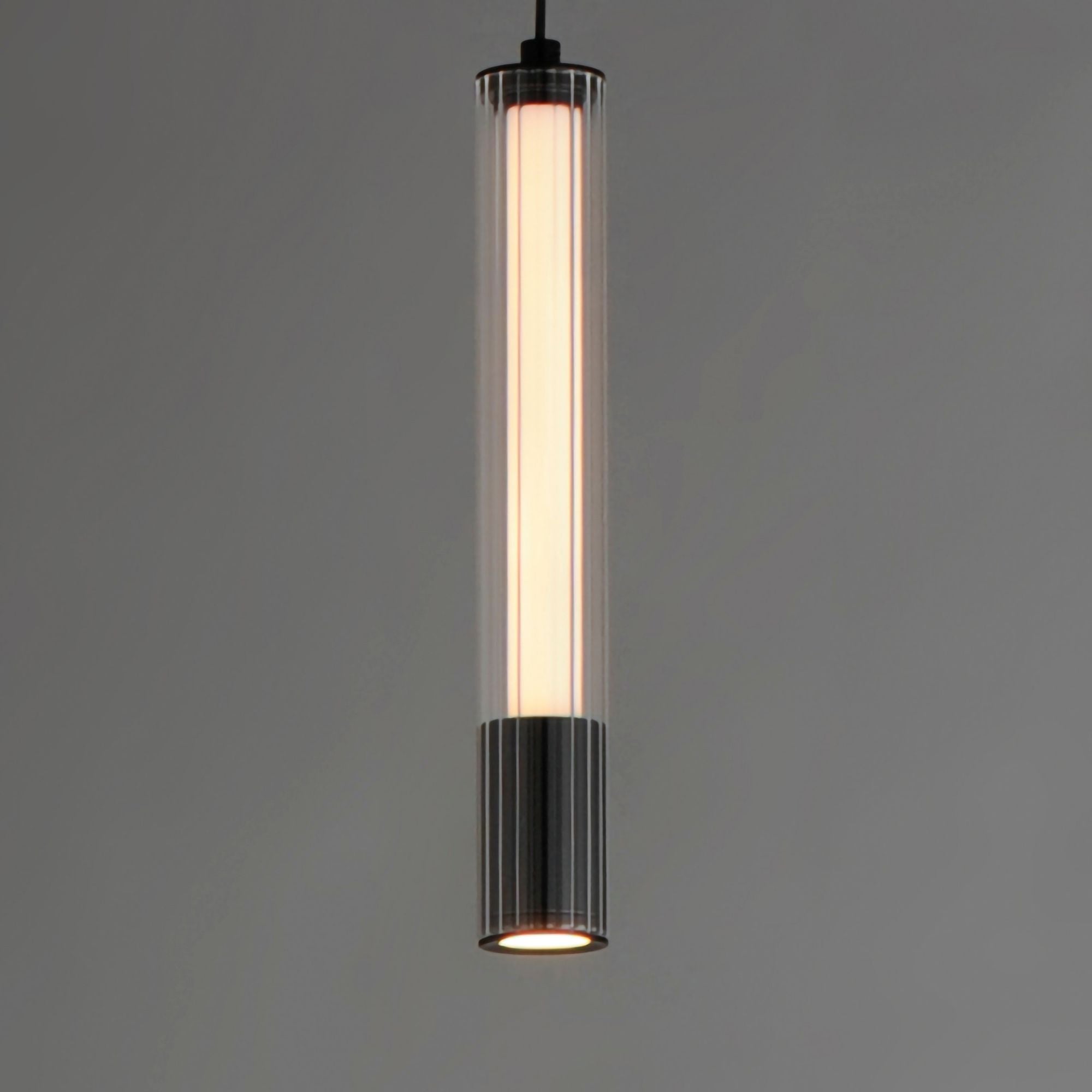 Cortex 10" LED Mini Pendant, Black Finish
