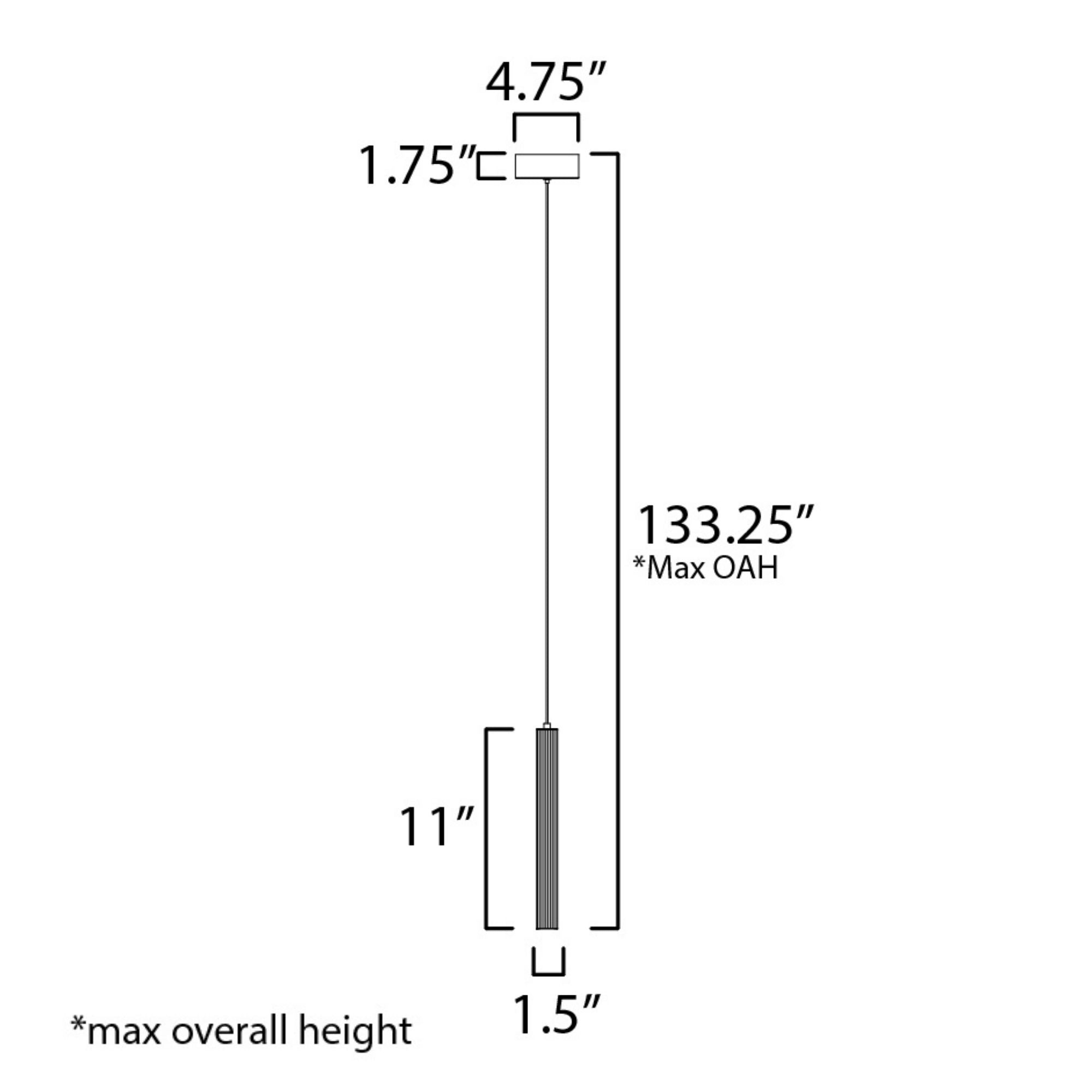 Cortex 10" LED Mini Pendant, Natural Aged Brass Finish