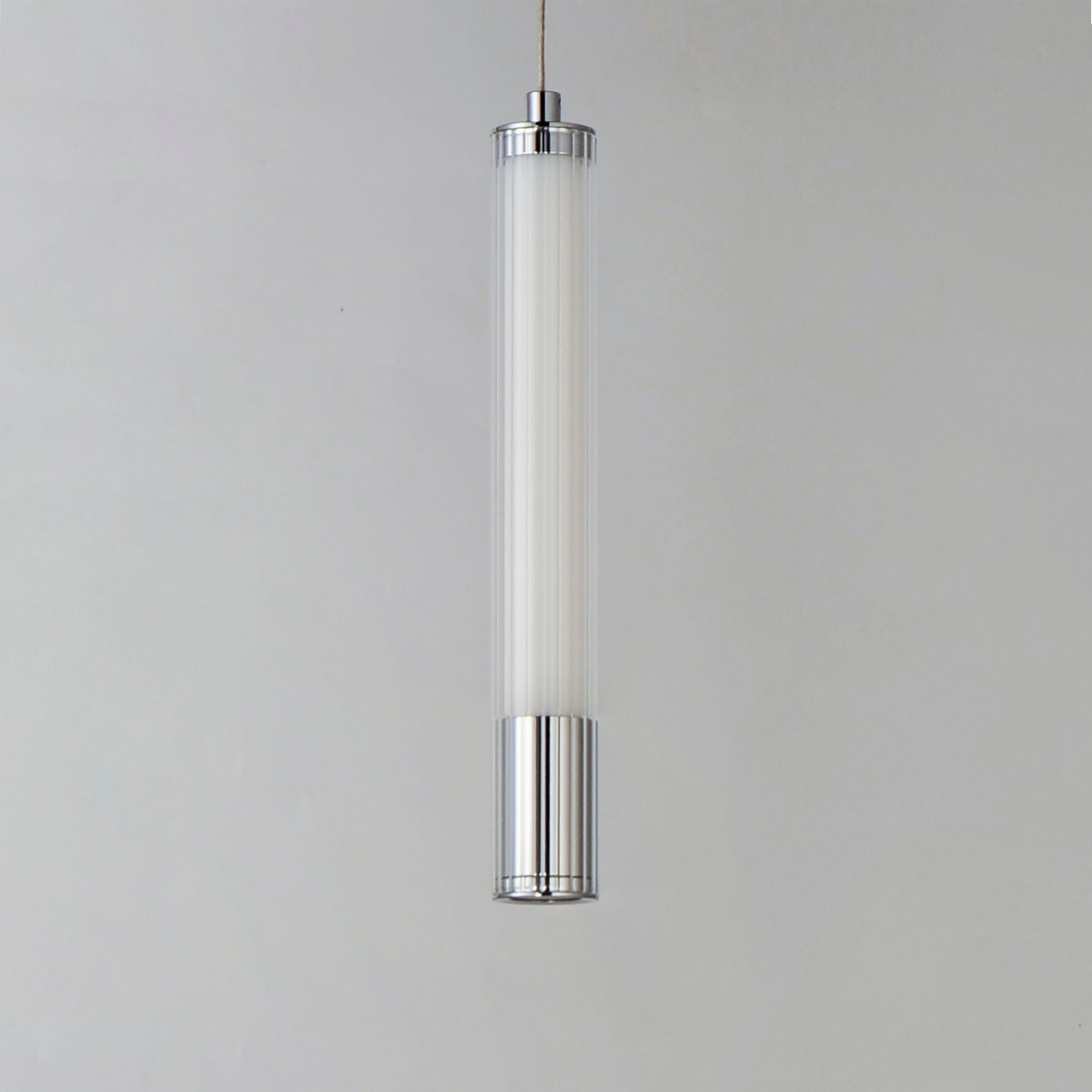 Cortex 10" LED Mini Pendant, Polished Chrome Finish
