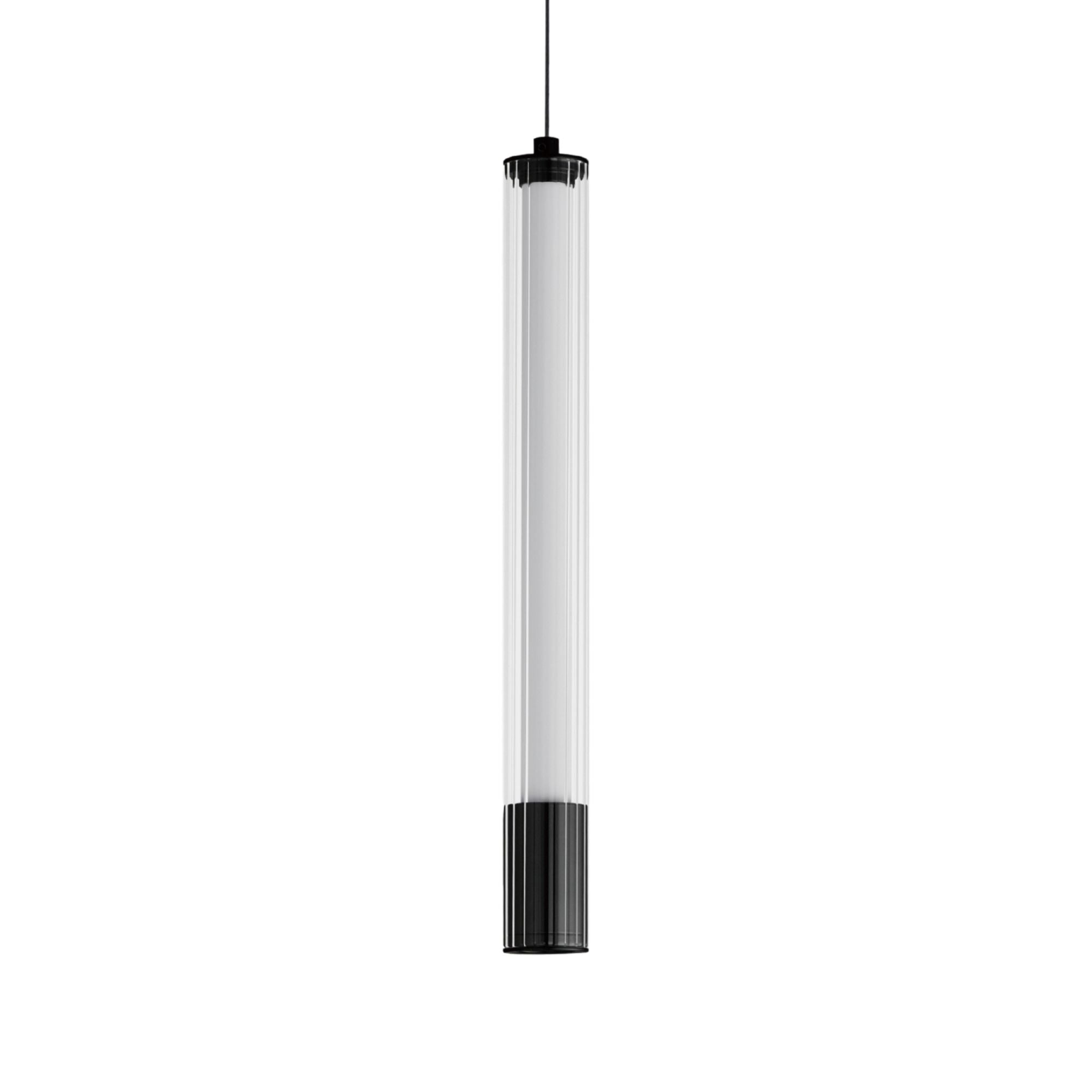 Cortex 14" LED Mini Pendant, Black Finish