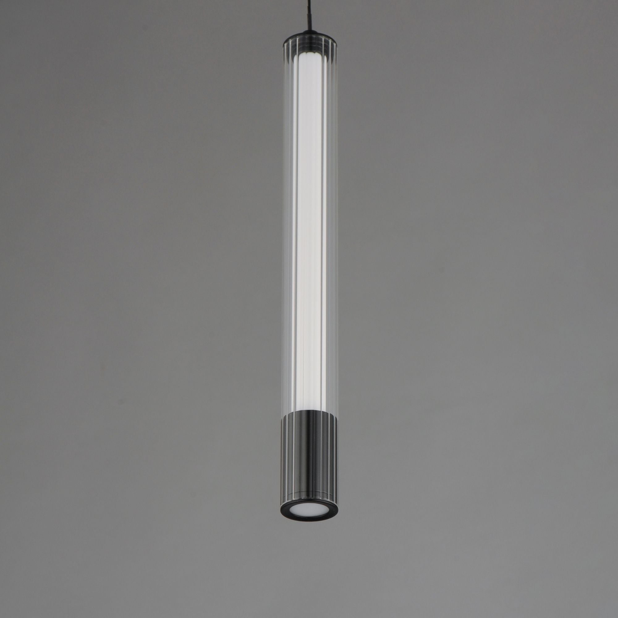 Cortex 14" LED Mini Pendant, Black Finish