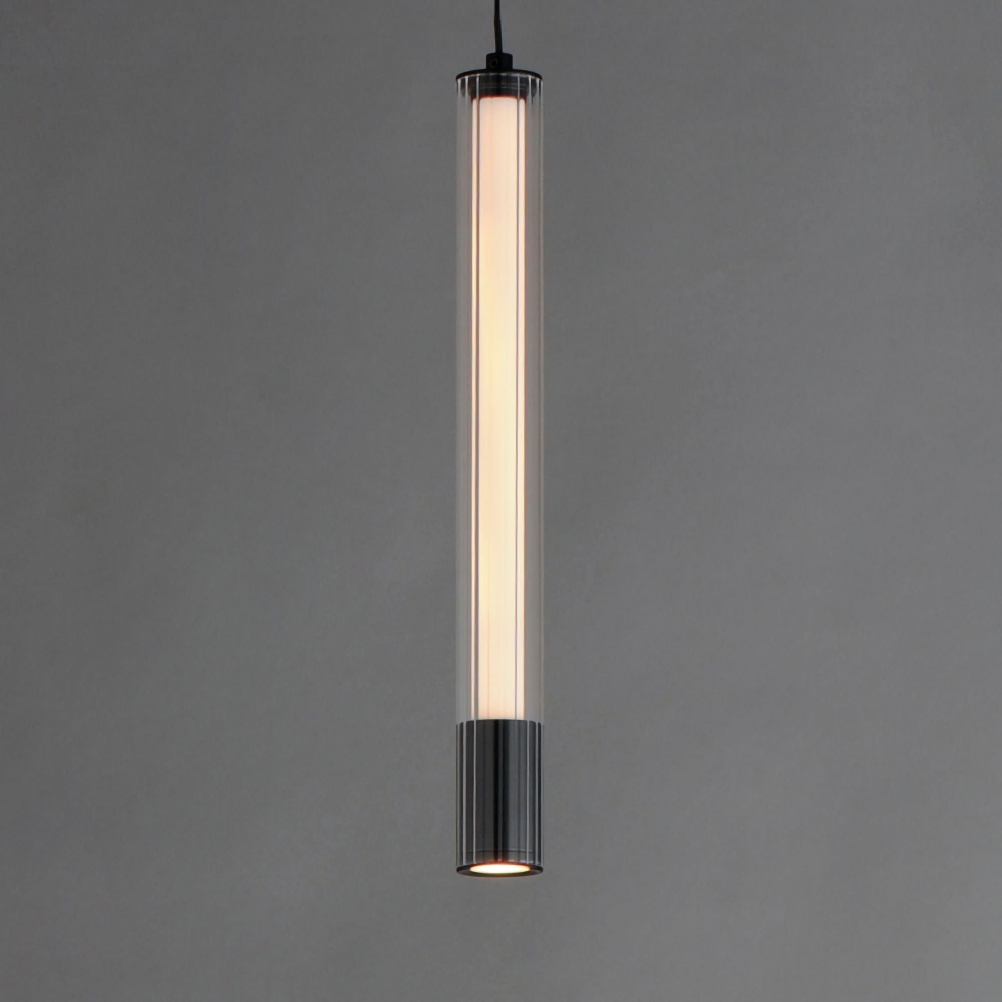 Cortex 14" LED Mini Pendant, Black Finish