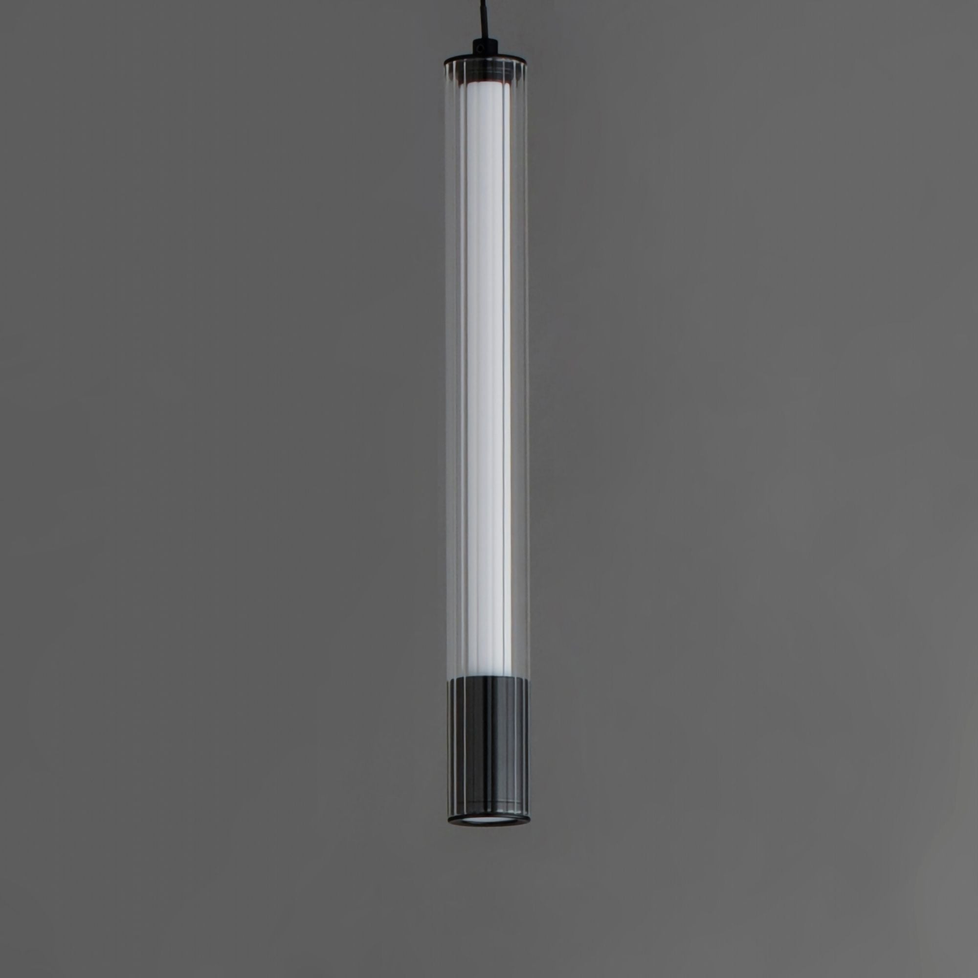 Cortex 14" LED Mini Pendant, Black Finish