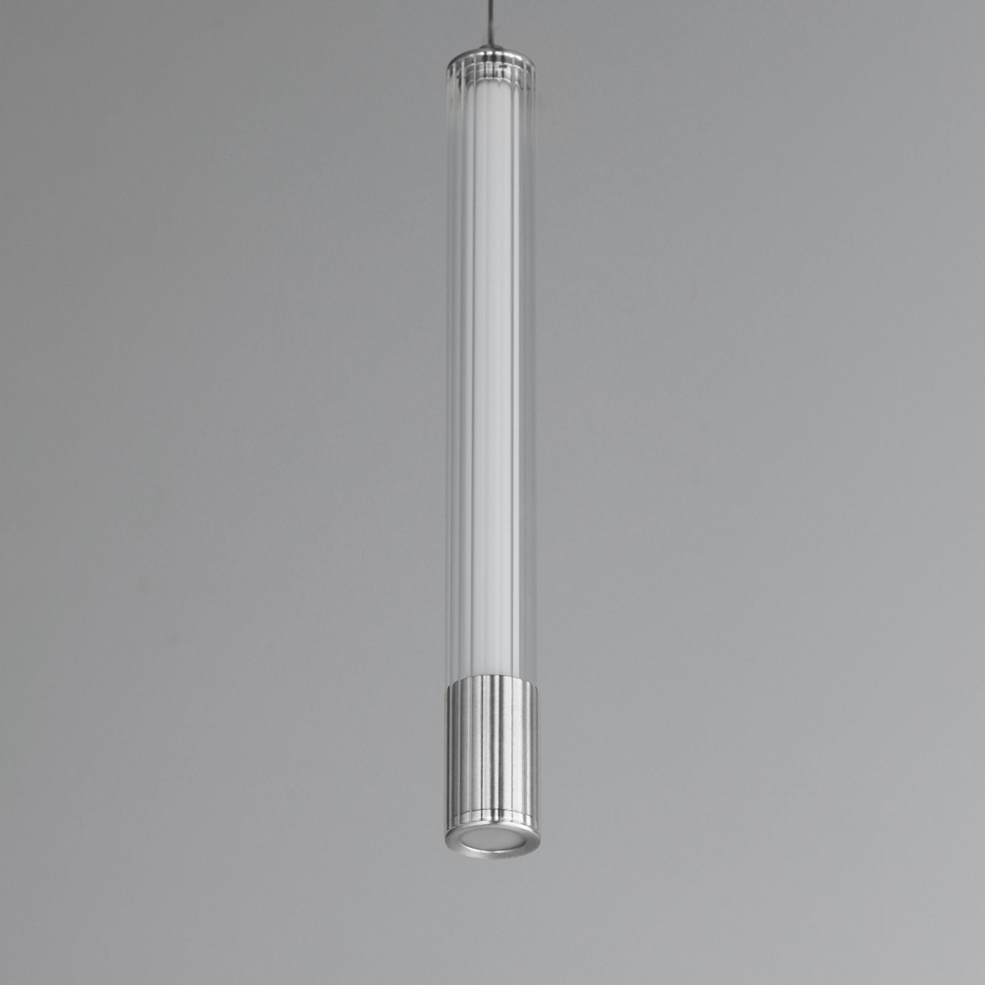 Cortex 14" LED Mini Pendant, Polished Chrome Finish