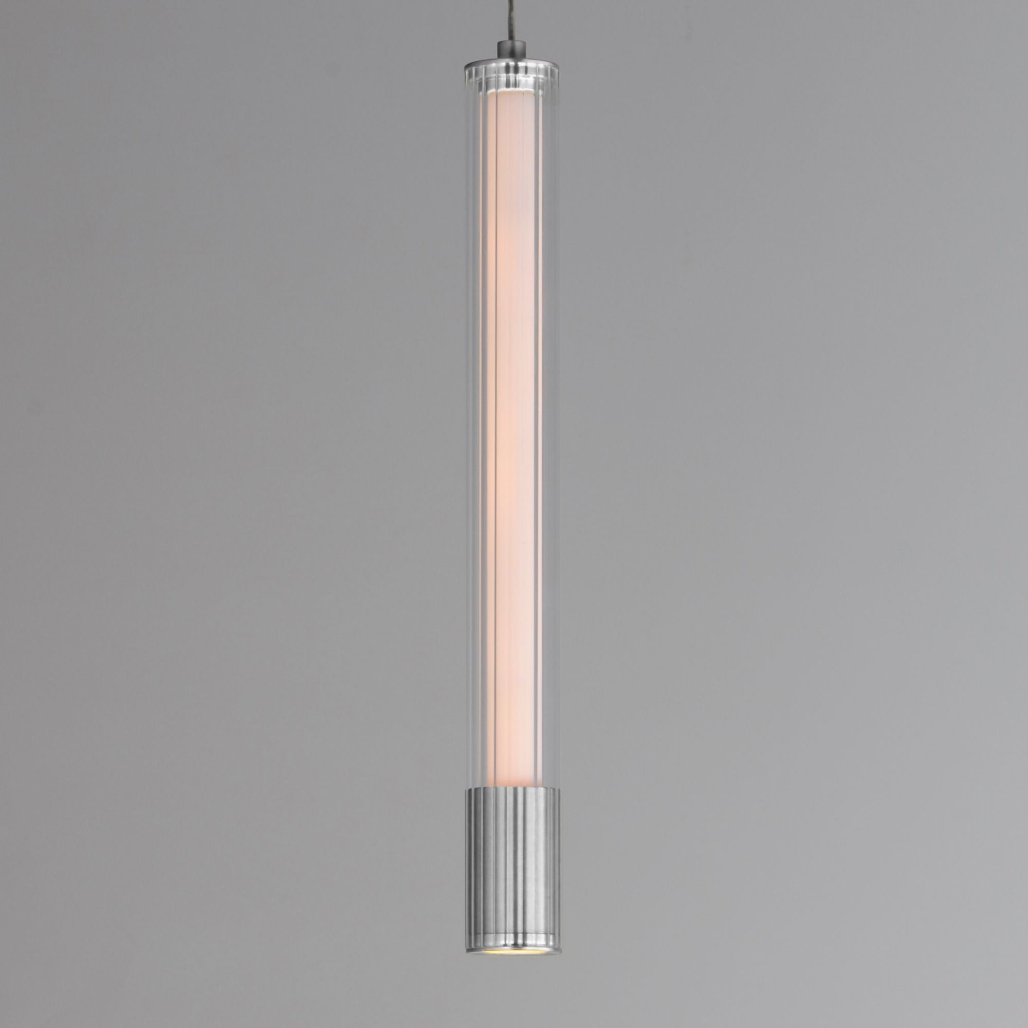Cortex 14" LED Mini Pendant, Polished Chrome Finish
