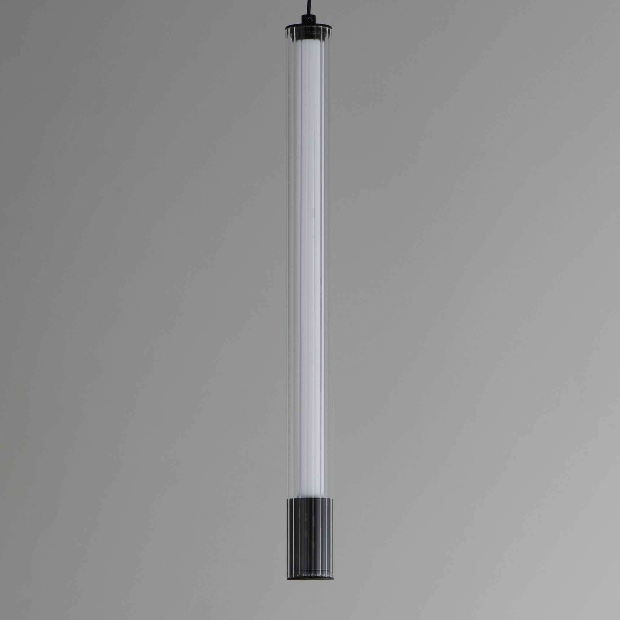 Cortex 18" LED Mini Pendant, Black Finish