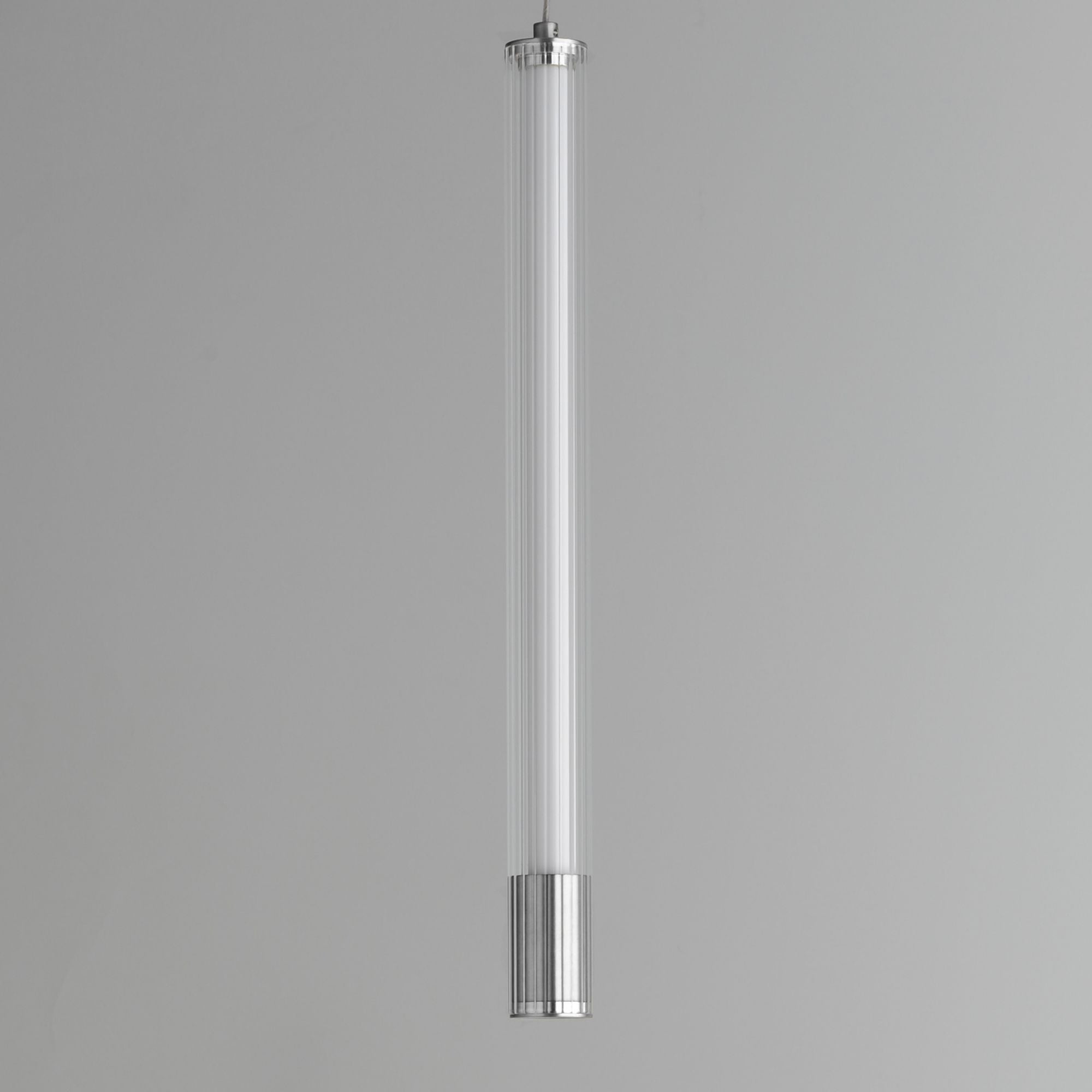 Cortex 18" LED Mini Pendant, Polished Chrome Finish