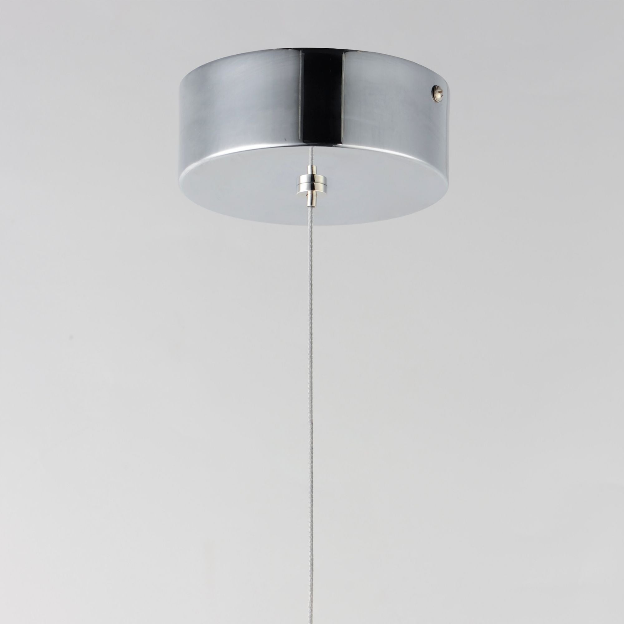 Cortex 18" LED Mini Pendant, Polished Chrome Finish