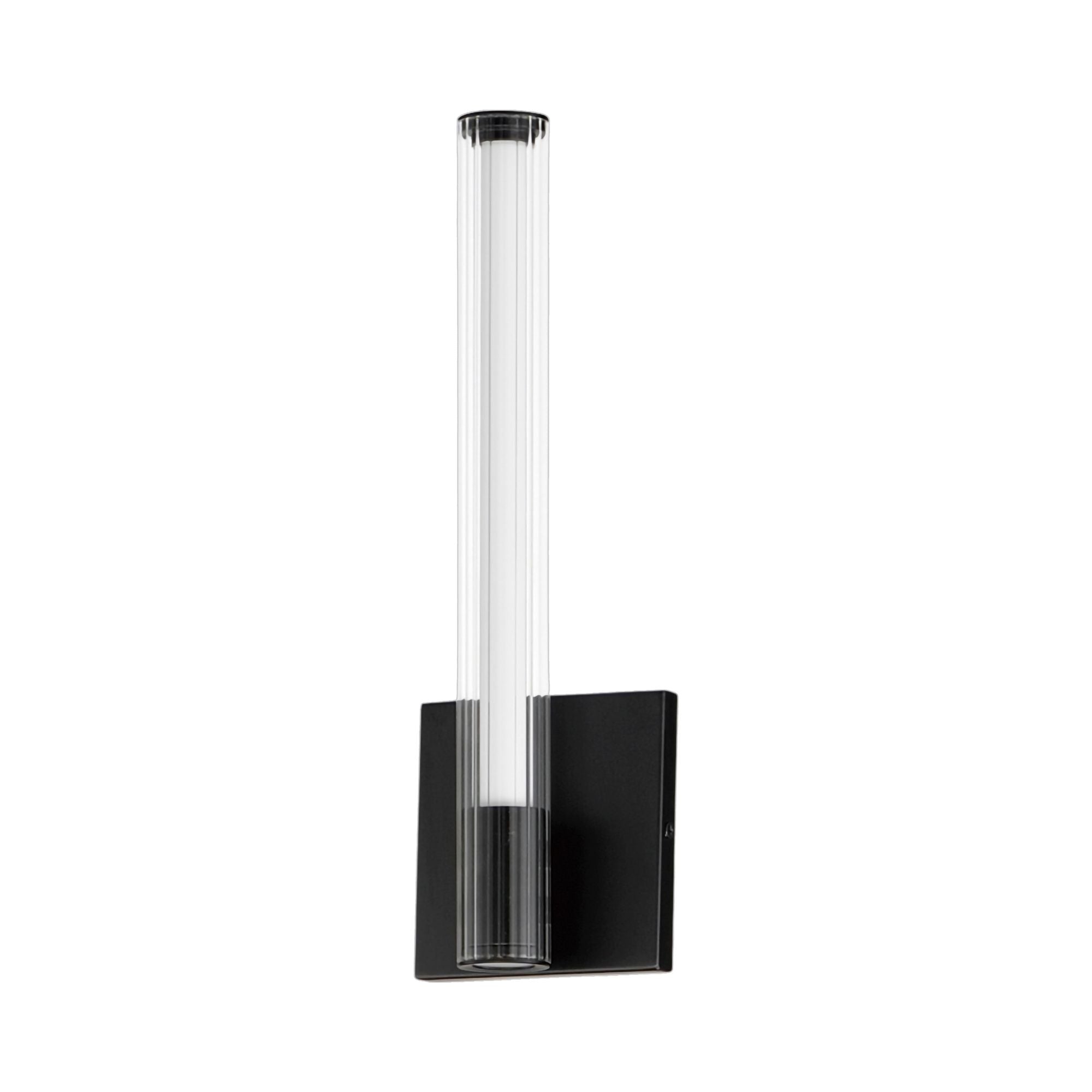 Cortex 14" LED Wall Sconce, Black Finish