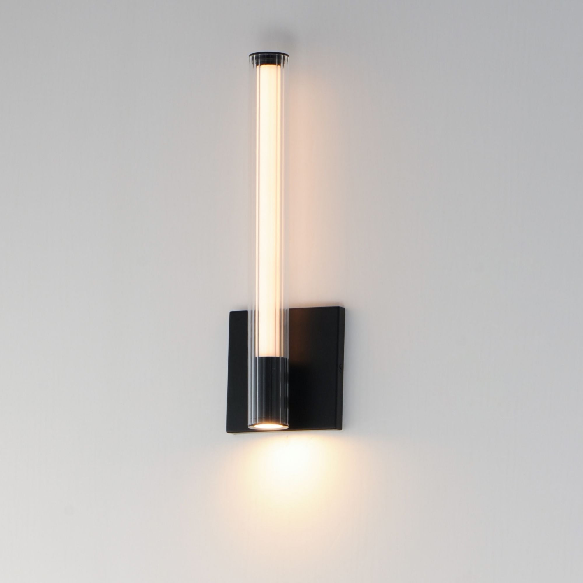 Cortex 14" LED Wall Sconce, Black Finish