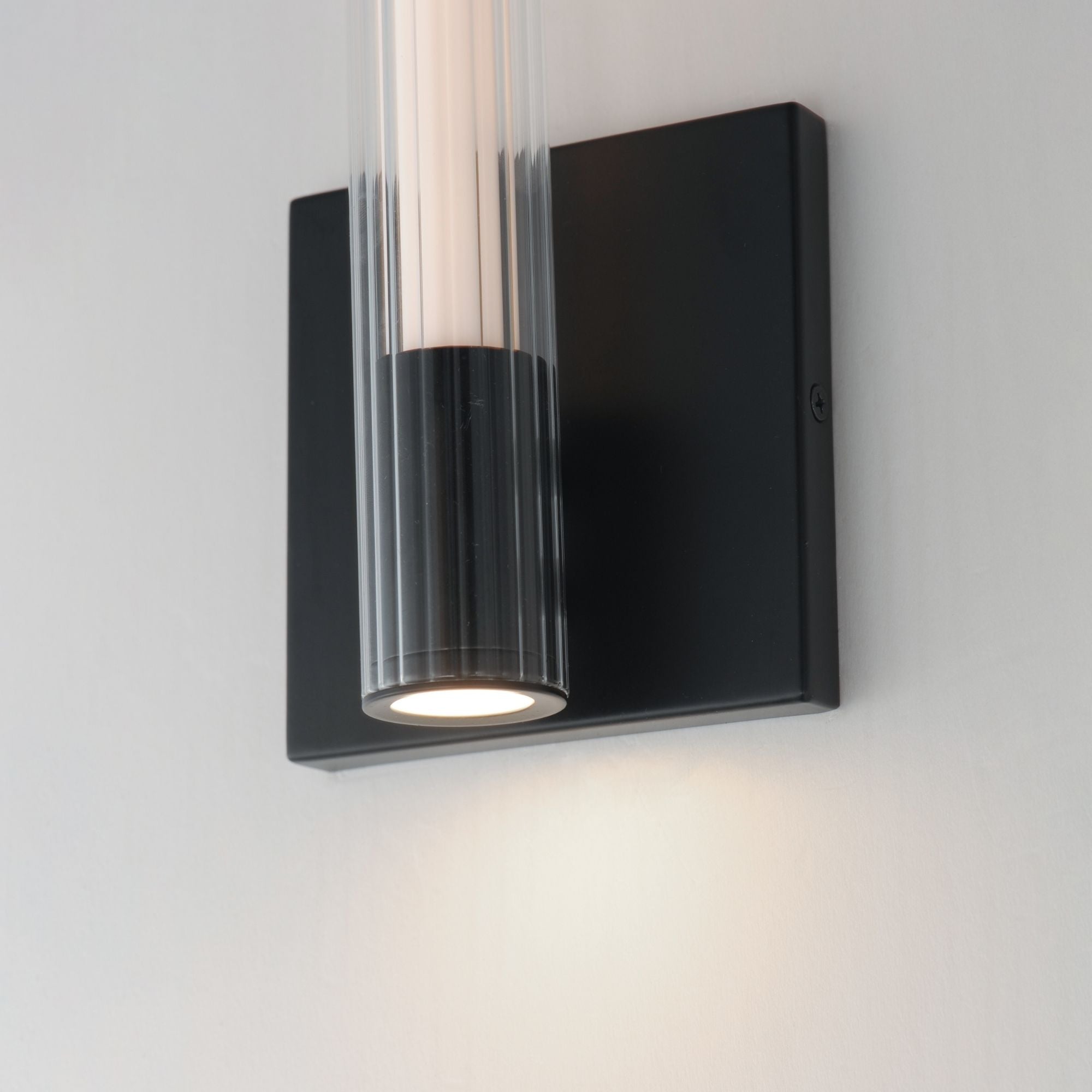Cortex 14" LED Wall Sconce, Black Finish