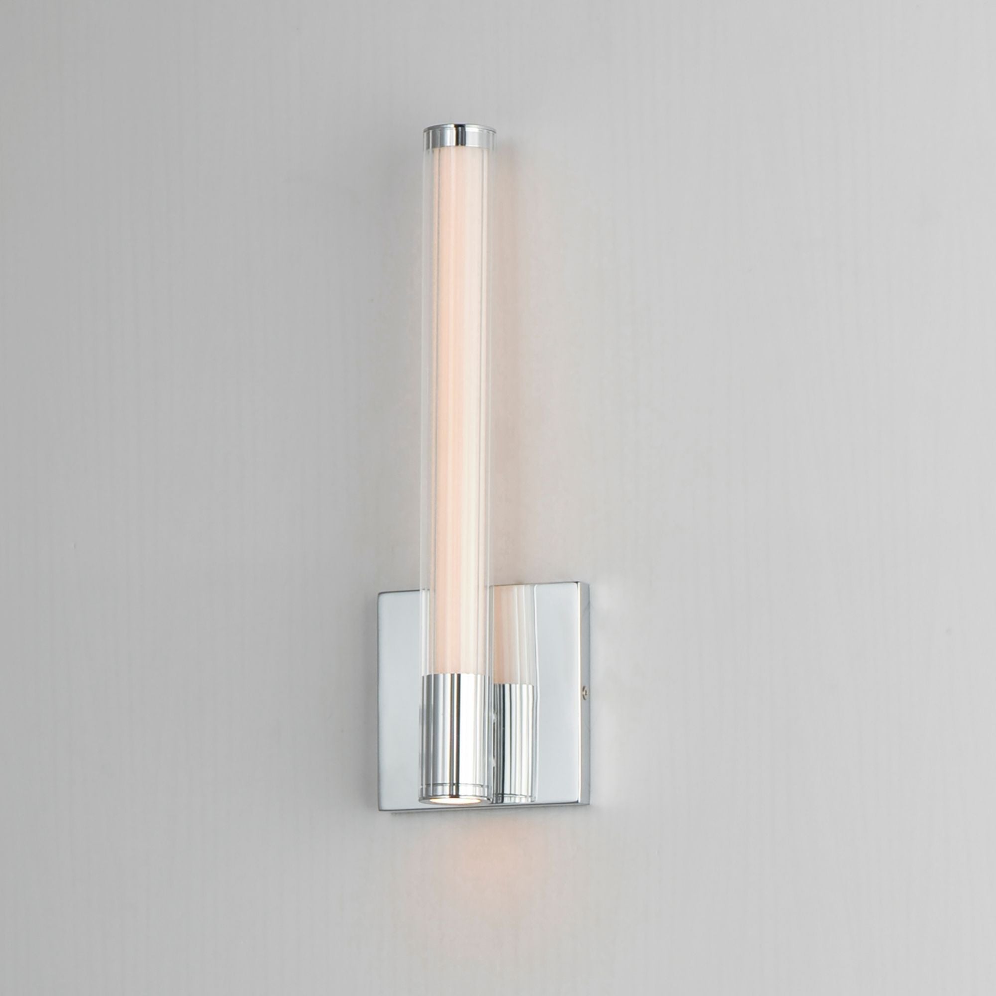Cortex 14" LED Wall Sconce, Polished Chrome Finish