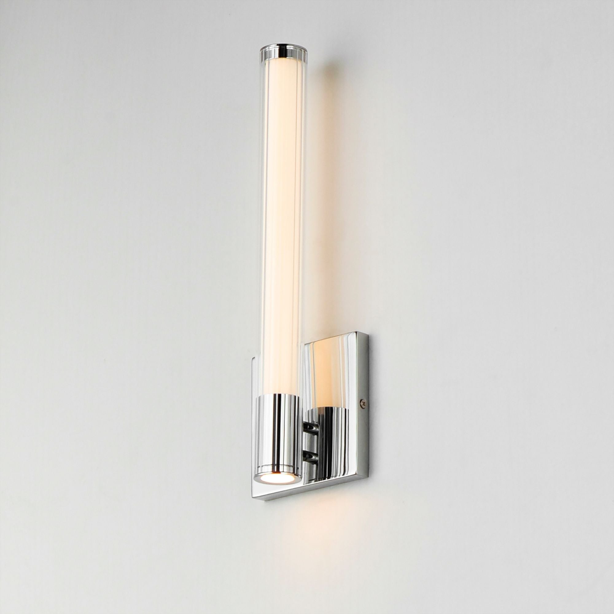 Cortex 14" LED Wall Sconce, Polished Chrome Finish