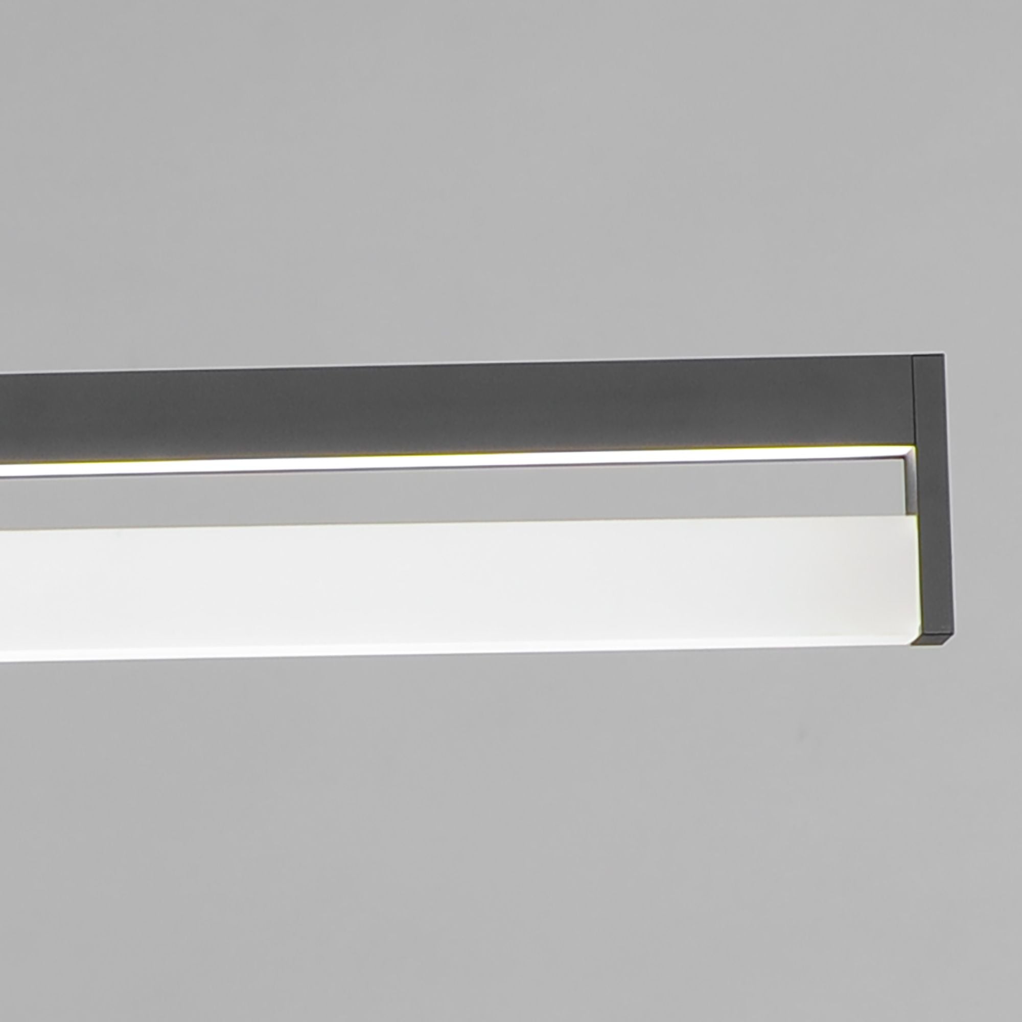 Crossbar WiZ 48" LED Linear Pendant, Black Finish