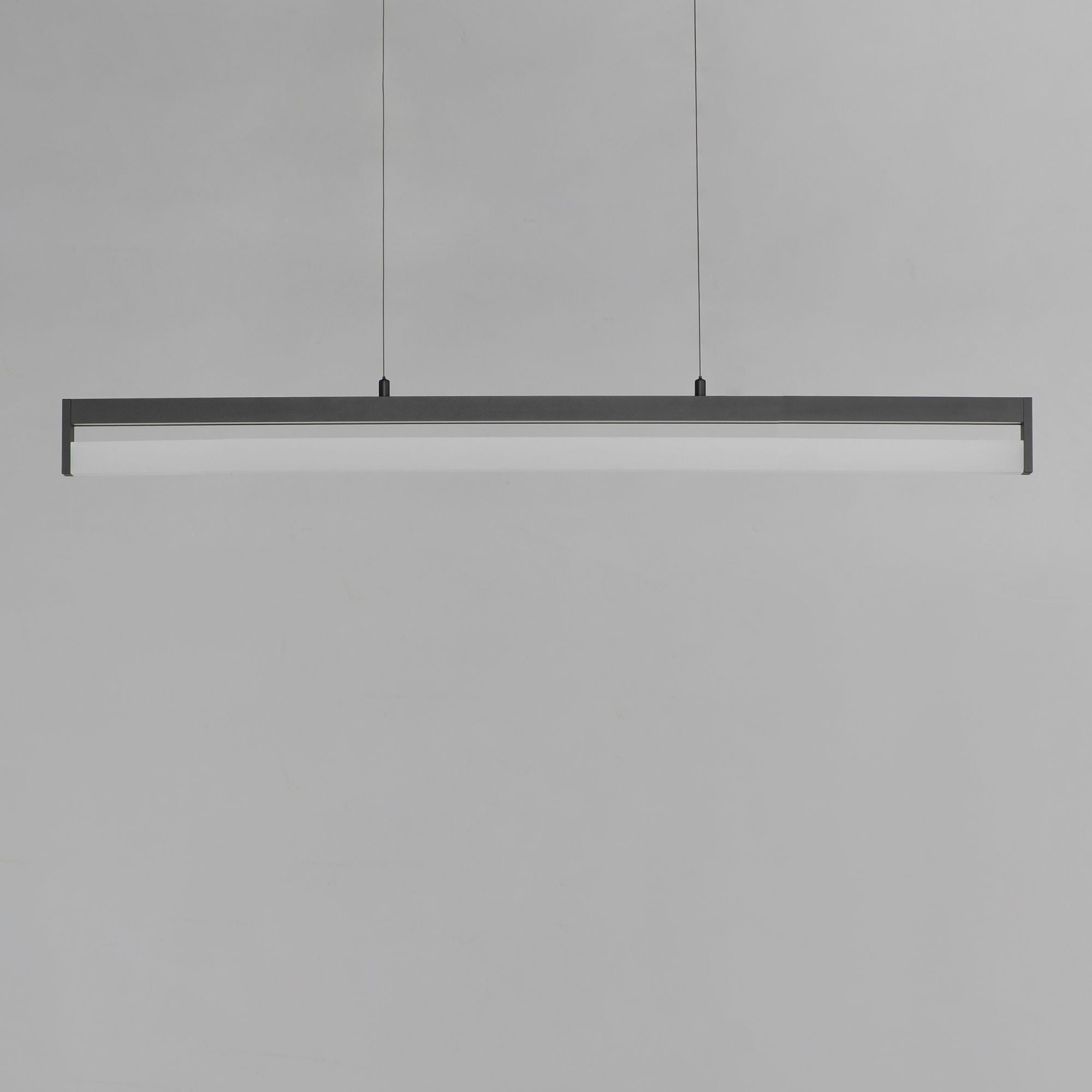 Crossbar WiZ 48" LED Linear Pendant, Black Finish