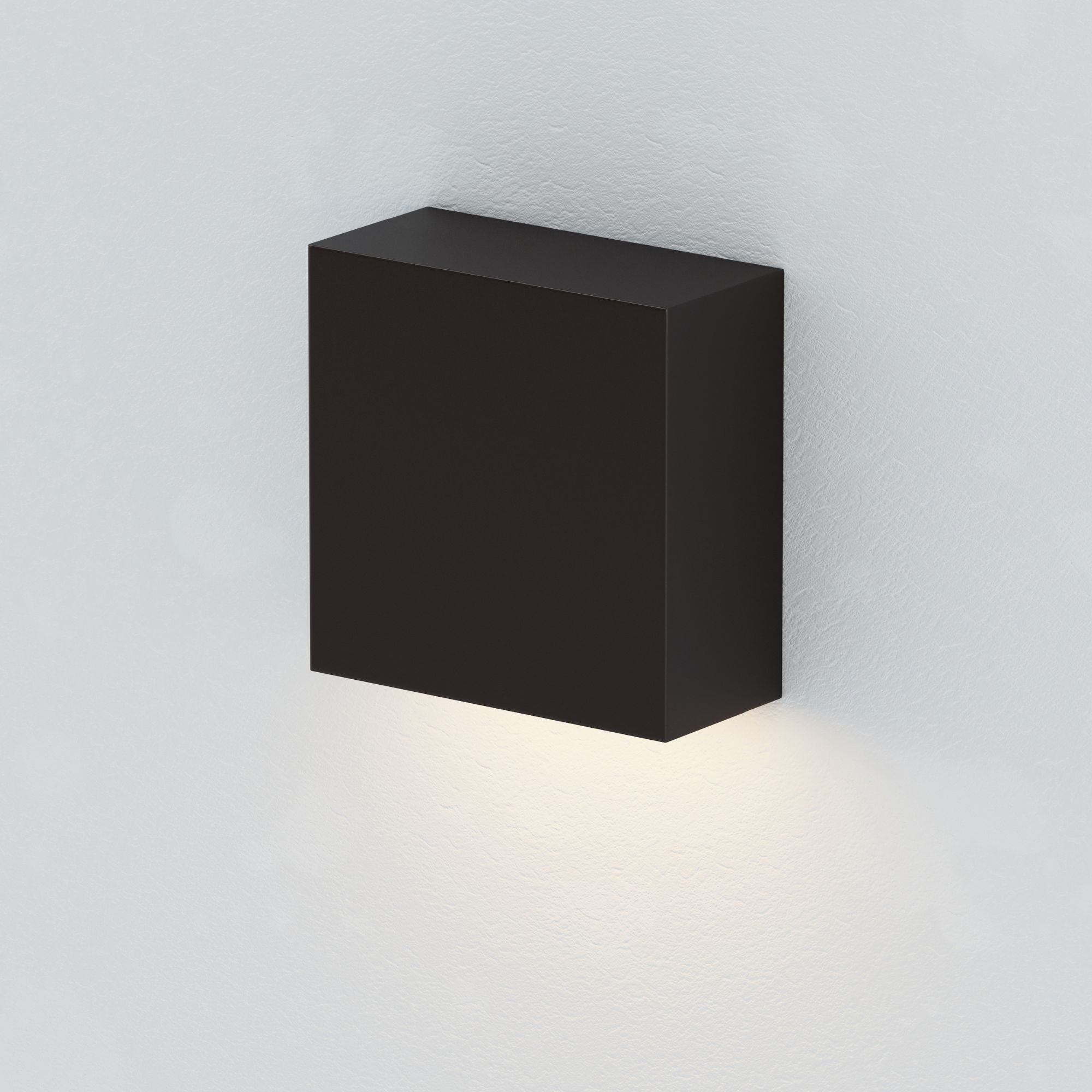 Cubed 6" LED Outdoor Wall Sconce, Black Finish