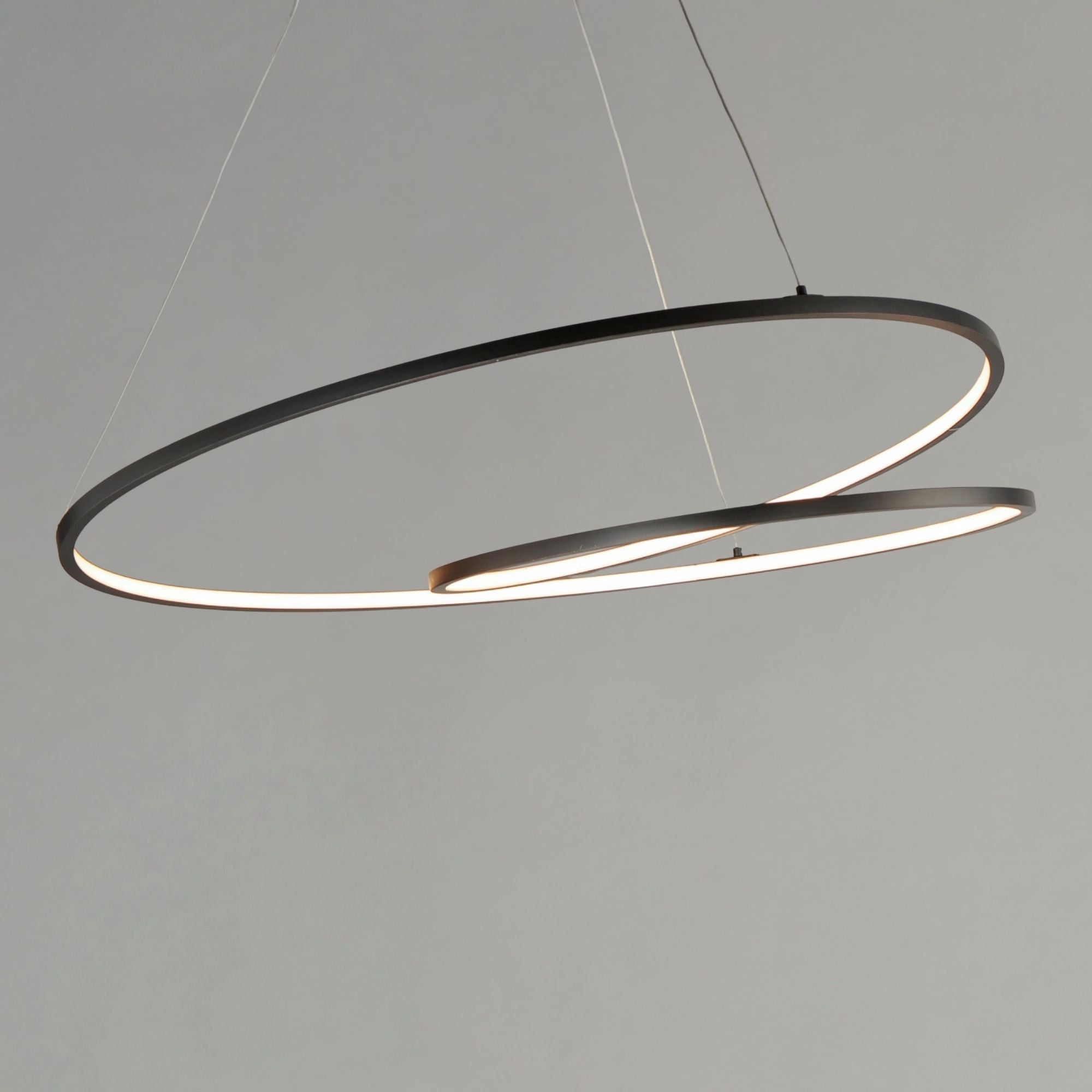 ET2 Lighting - Cycle 25" LED Pendant, Black Finish | Bees Lighting
