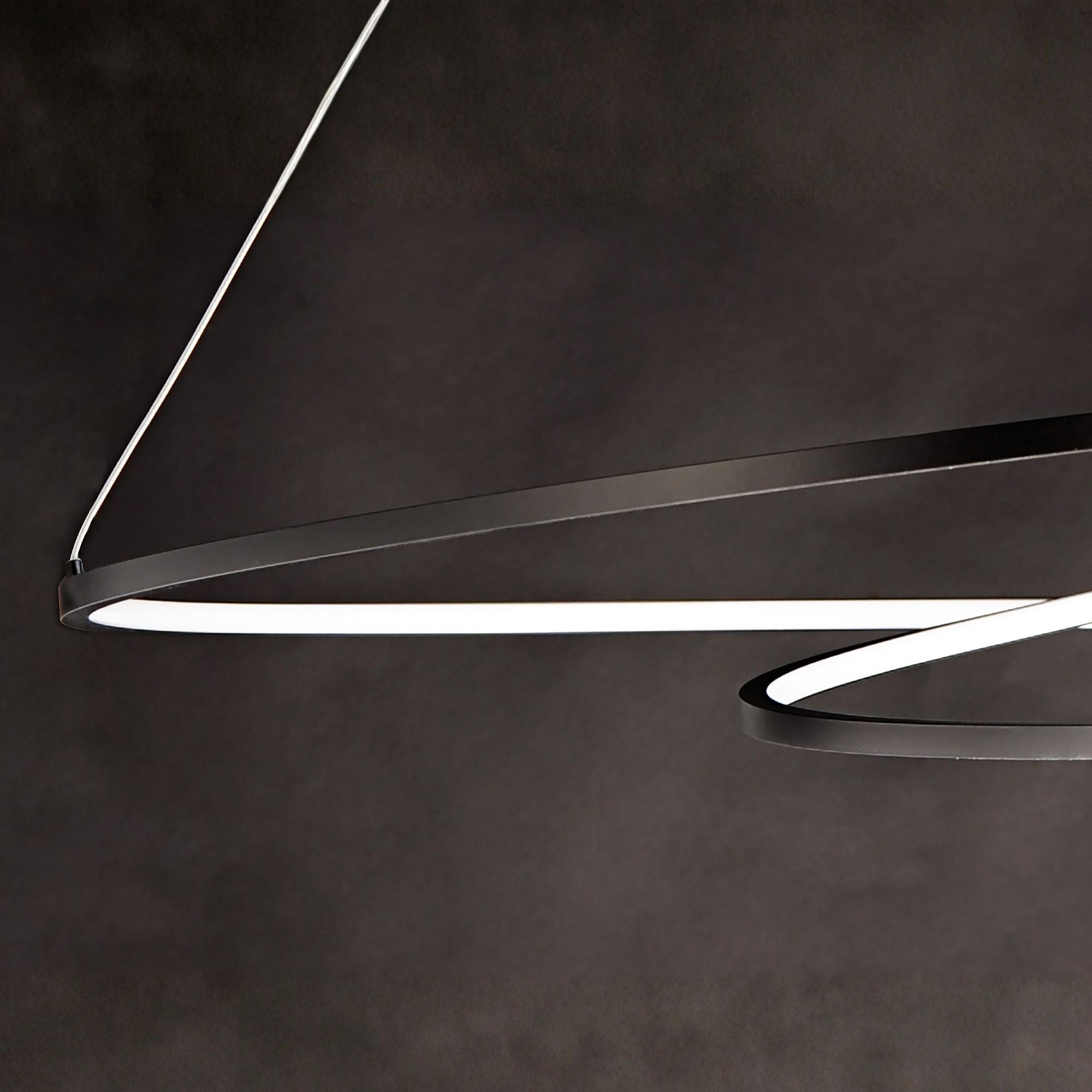 ET2 Lighting - Cycle 32" LED Pendant, Black Finish | Bees Lighting