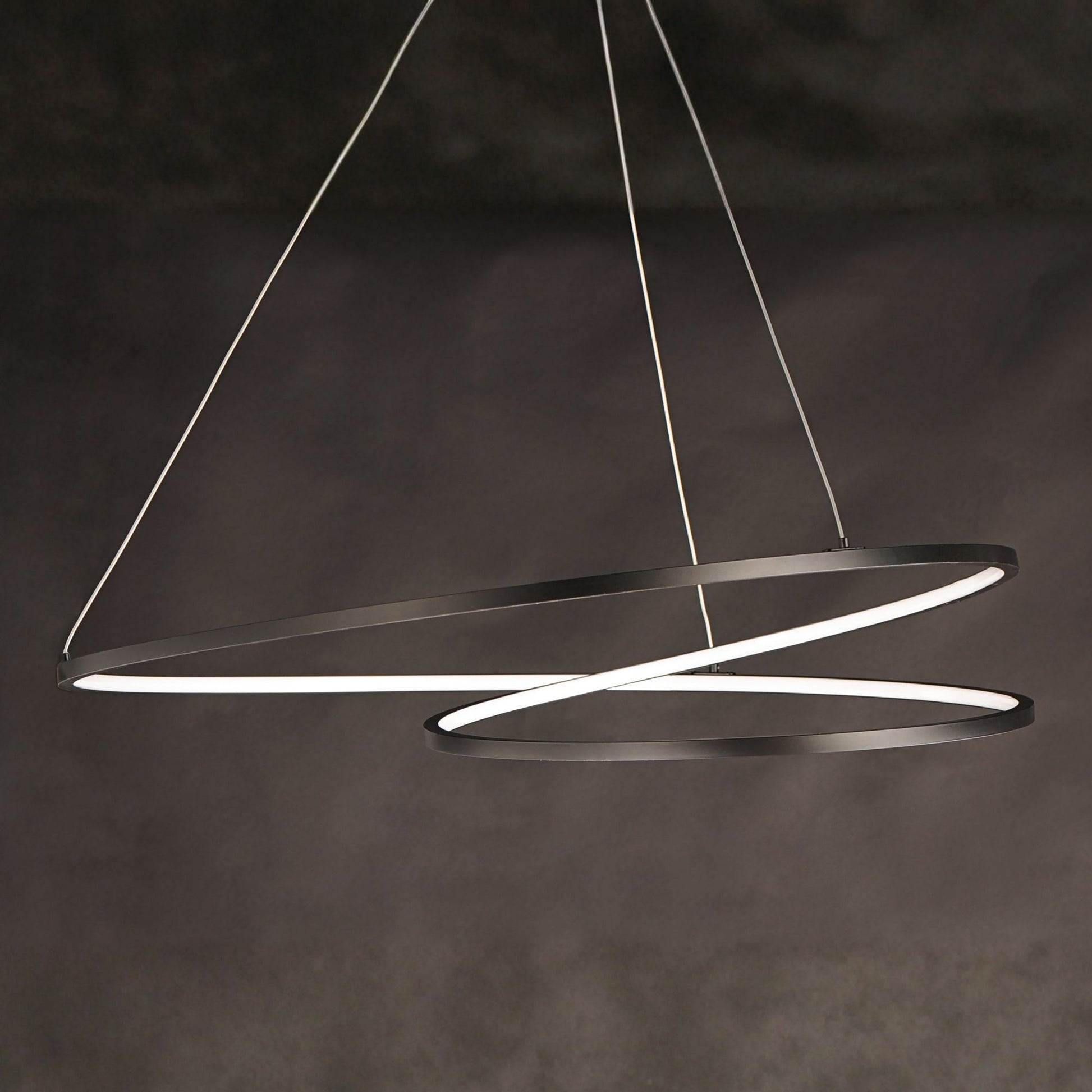 ET2 Lighting - Cycle 32" LED Pendant, Black Finish | Bees Lighting