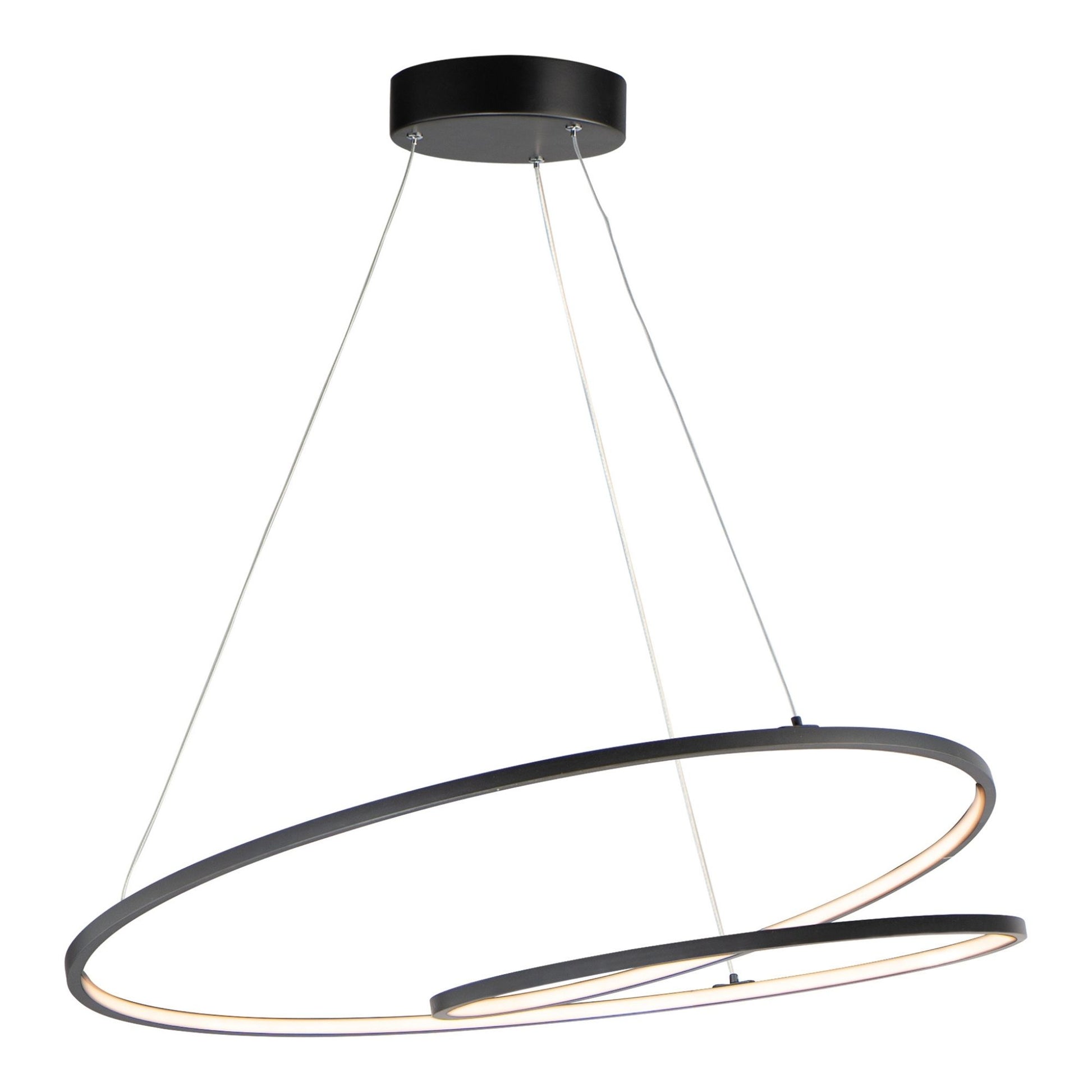ET2 Lighting - Cycle 32" LED Pendant, Black Finish | Bees Lighting
