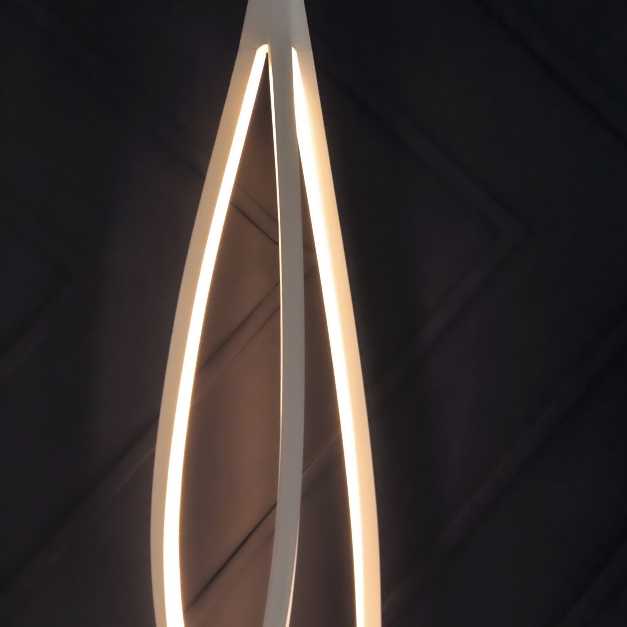 Cyclone LED 72" Floor Lamp, Matte White Finish