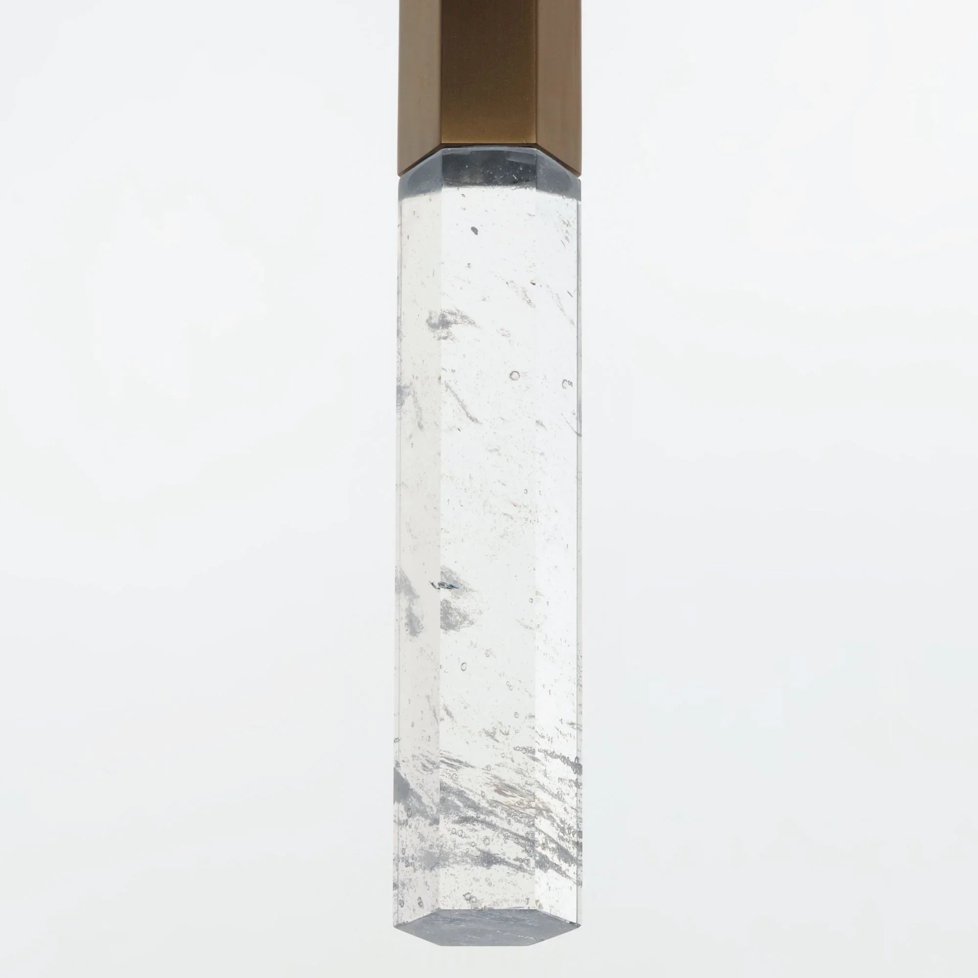 Diaphane 16" LED Mini Pendant, Gold Finish