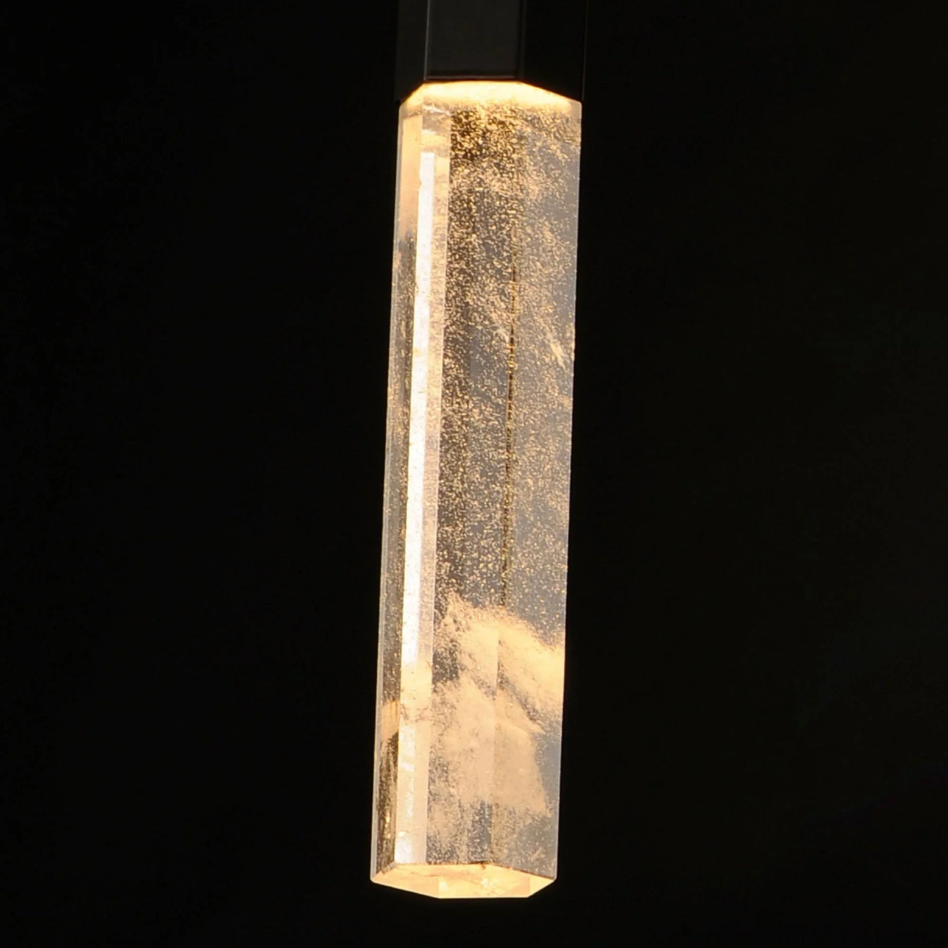 ET2 Lighting - Diaphane 20" LED Mini Pendant, Black Finish | Bees Lighting