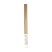 Diaphane 20" LED Mini Pendant, Gold Finish