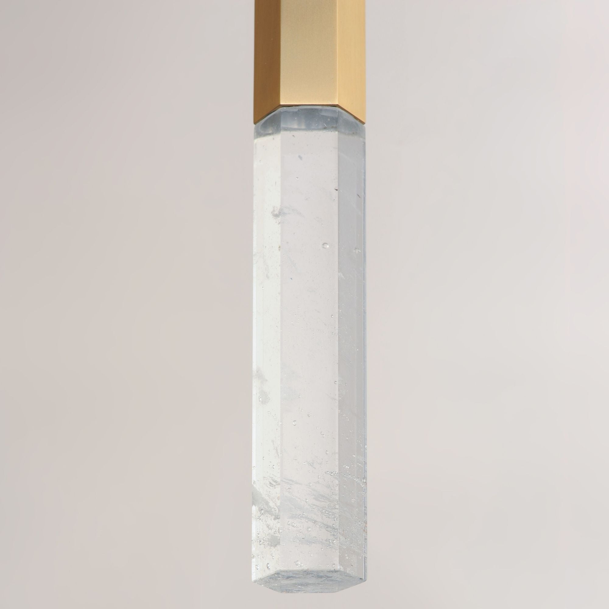 Diaphane 20" LED Mini Pendant, Gold Finish