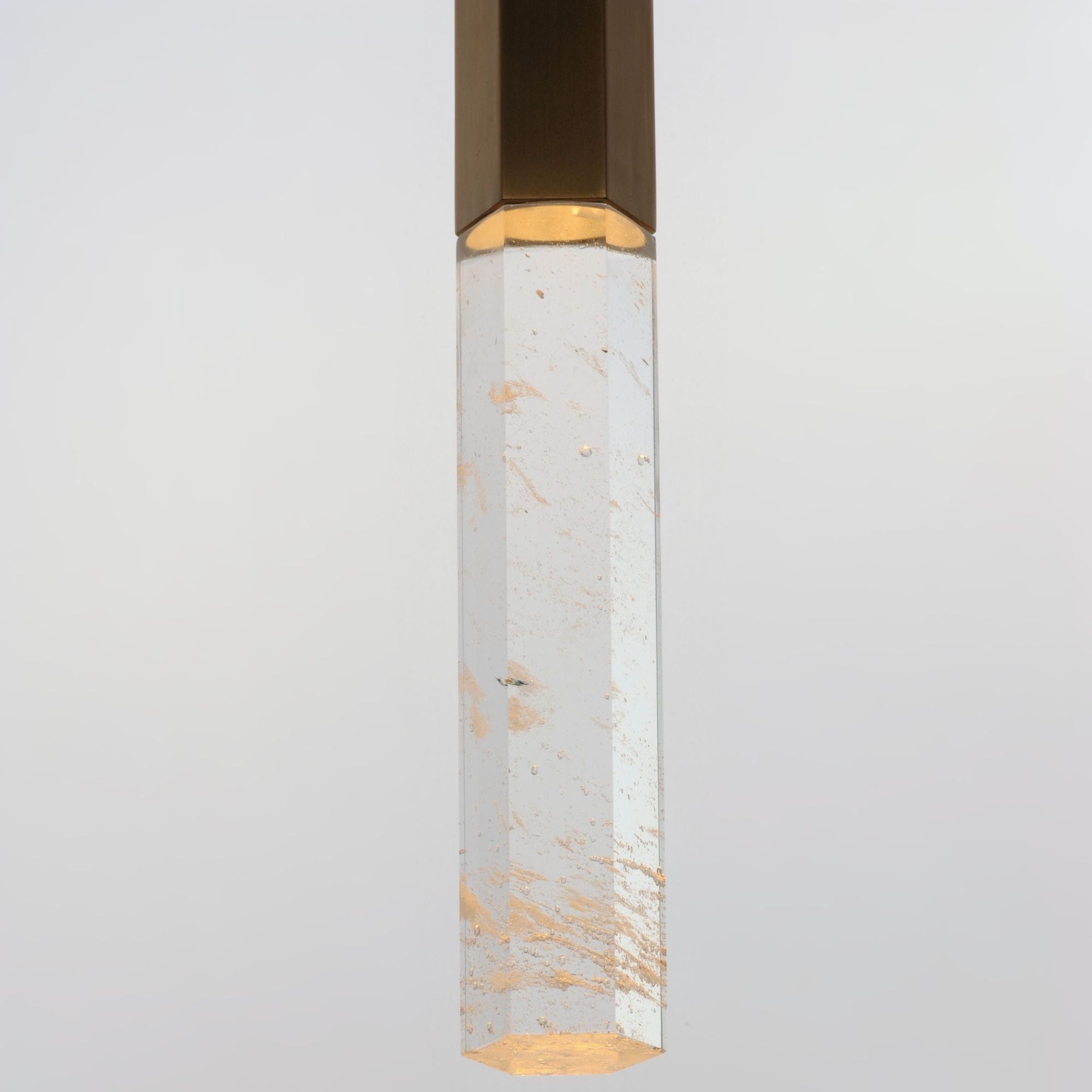 Diaphane 24" LED Mini Pendant, Gold Finish