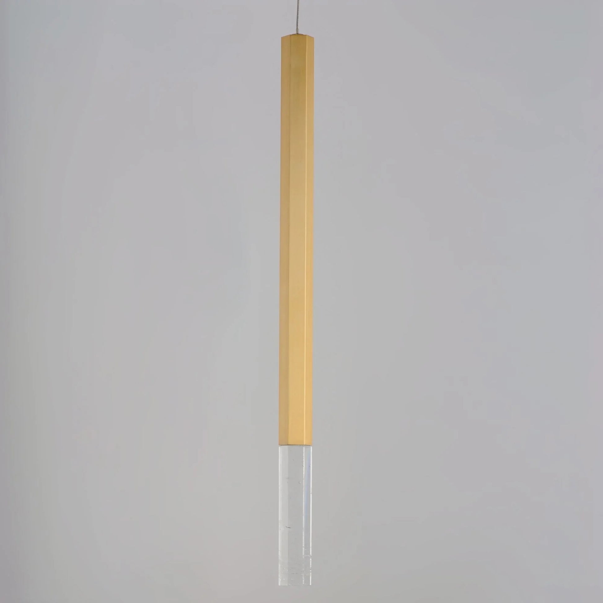 ET2 Lighting - Diaphane 24" LED Mini Pendant, Gold Finish | Bees Lighting