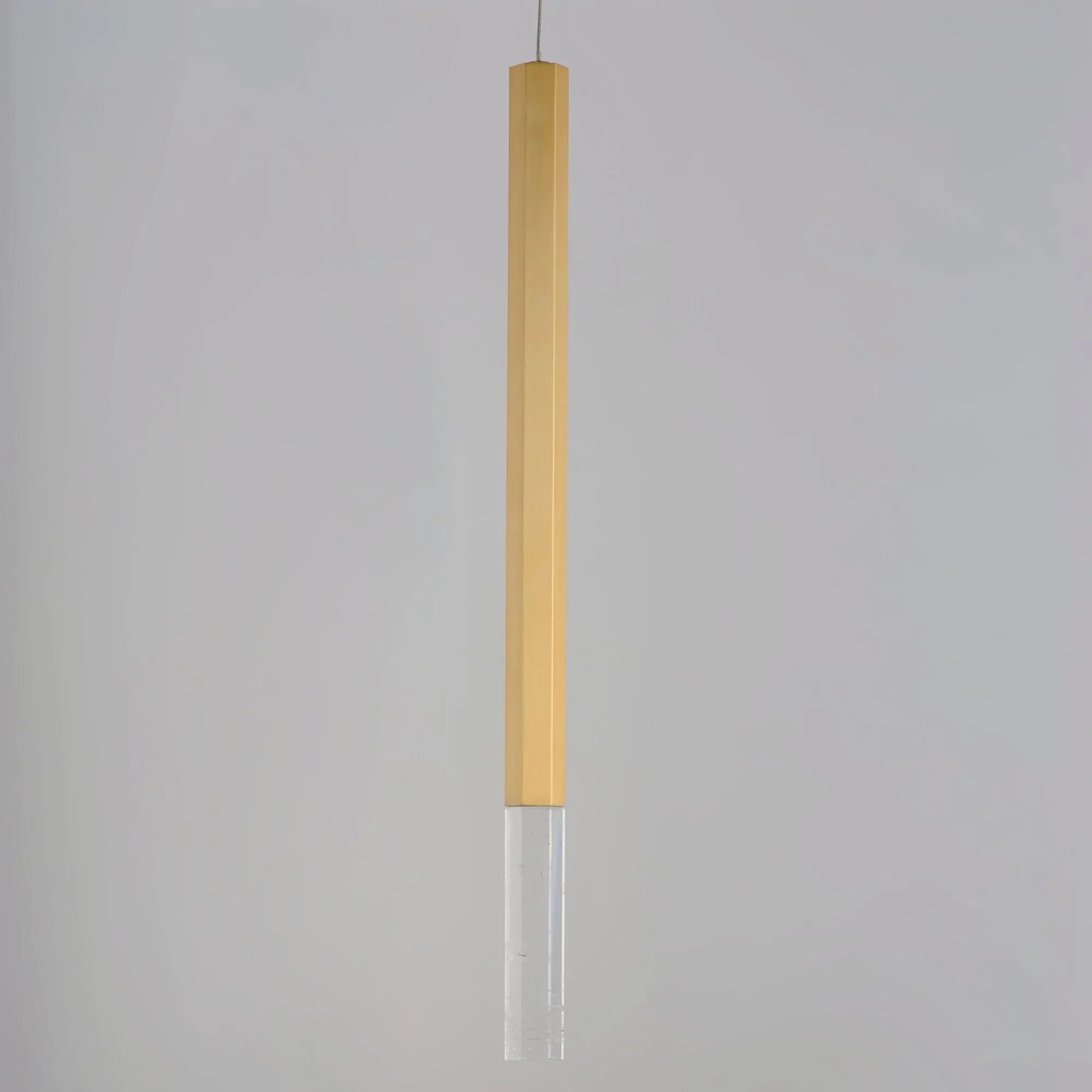 ET2 Lighting - Diaphane 24" LED Mini Pendant, Gold Finish | Bees Lighting