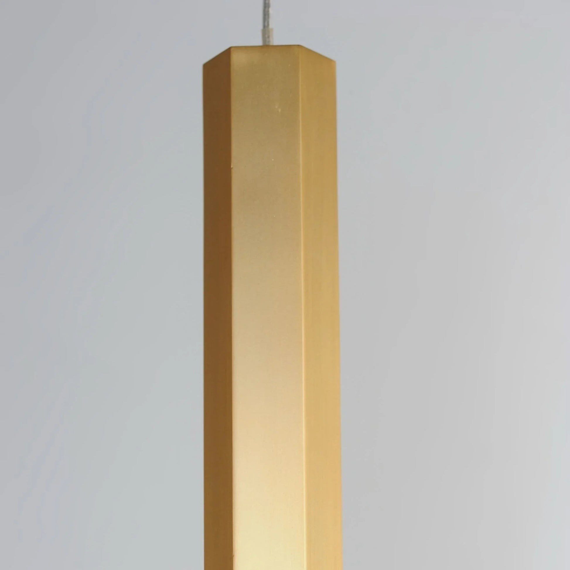 ET2 Lighting - Diaphane 24" LED Mini Pendant, Gold Finish | Bees Lighting