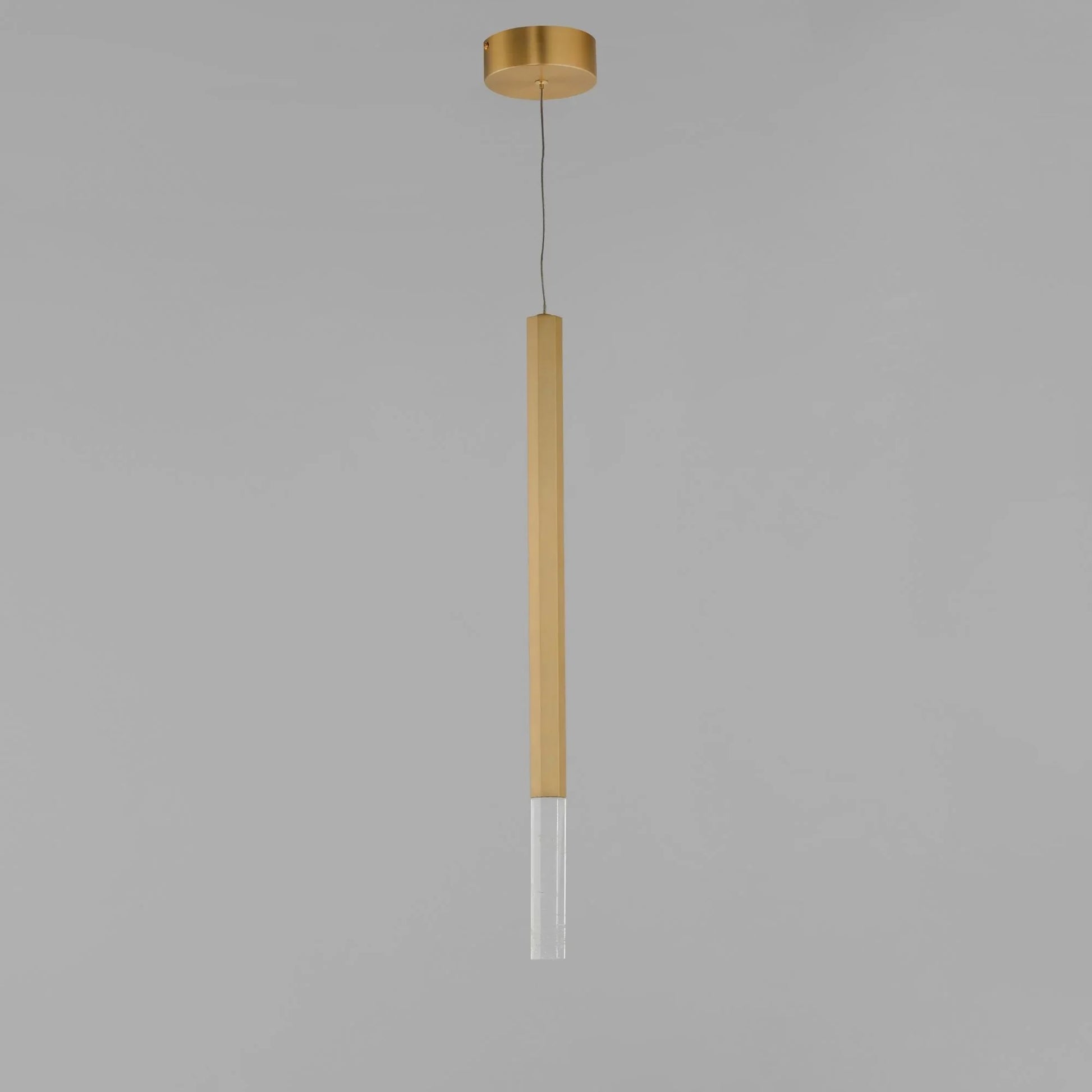 ET2 Lighting - Diaphane 24" LED Mini Pendant, Gold Finish | Bees Lighting