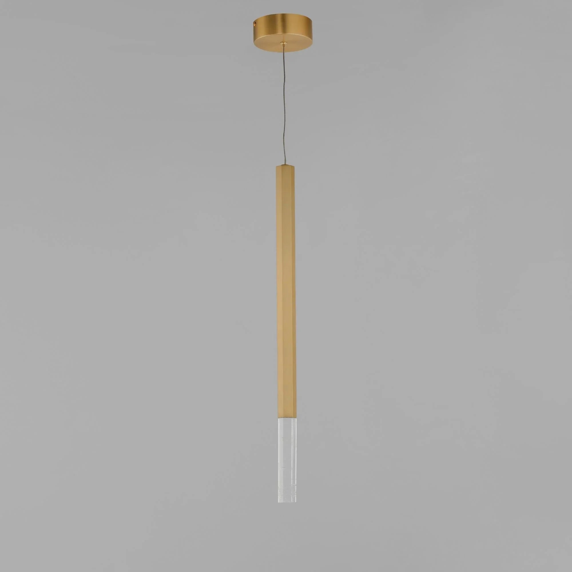 ET2 Lighting - Diaphane 24" LED Mini Pendant, Gold Finish | Bees Lighting