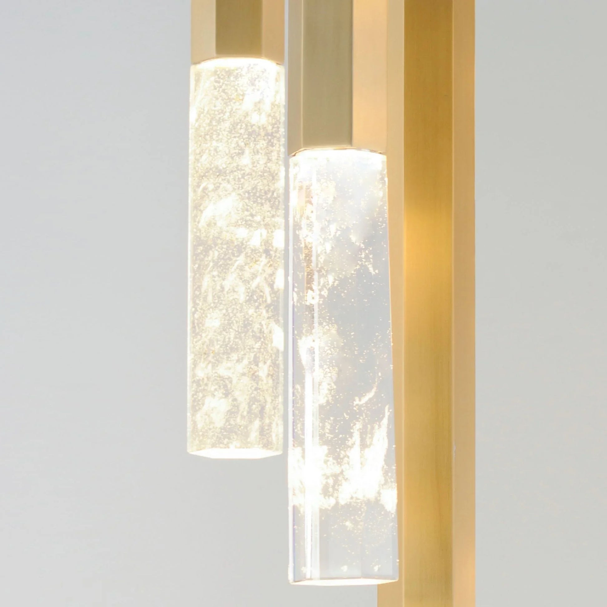 ET2 Lighting - Diaphane 10" 3-Light LED Pendant, Gold Finish | Bees Lighting