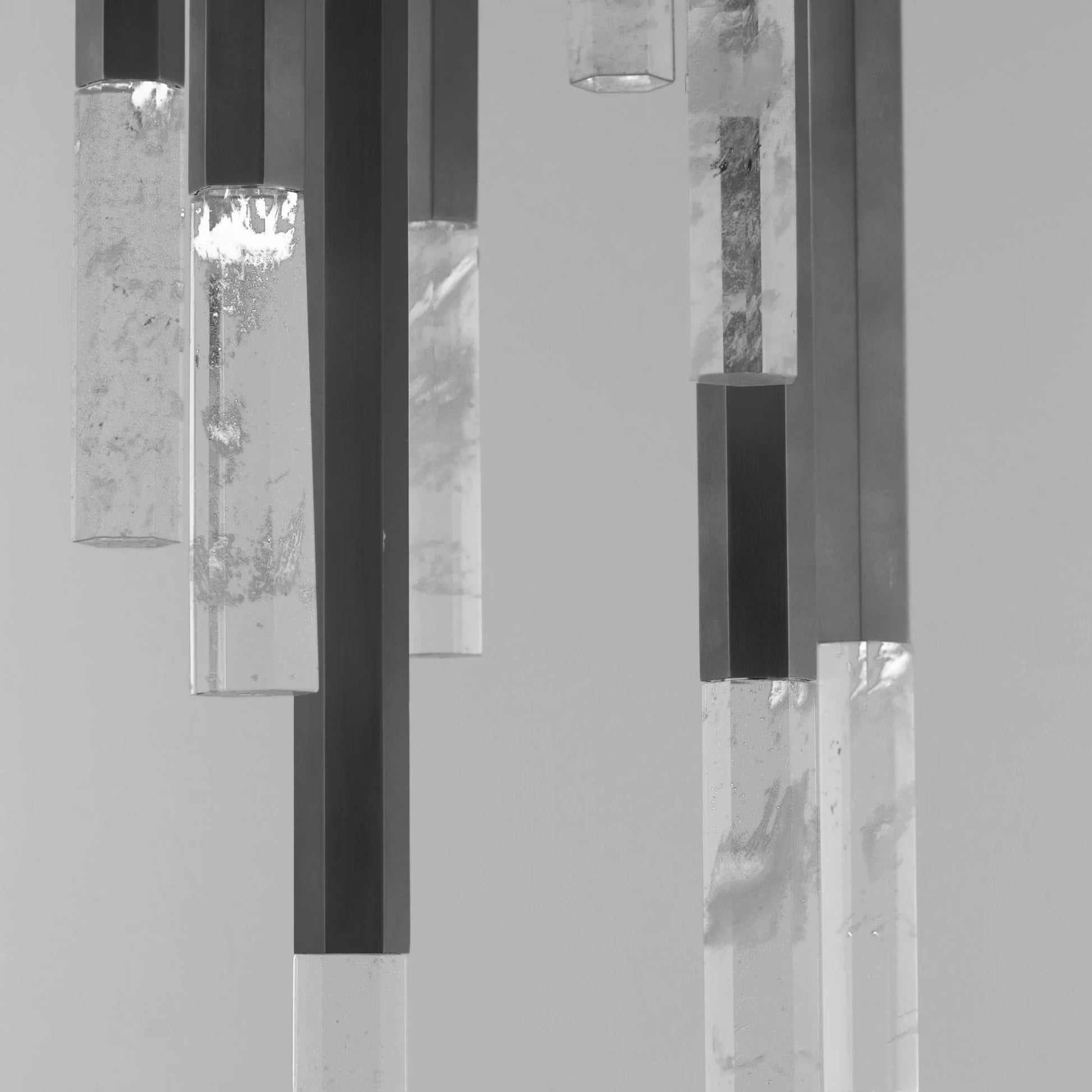 ET2 Lighting - Diaphane 15" 9-Light LED Pendant, Black Finish | Bees Lighting