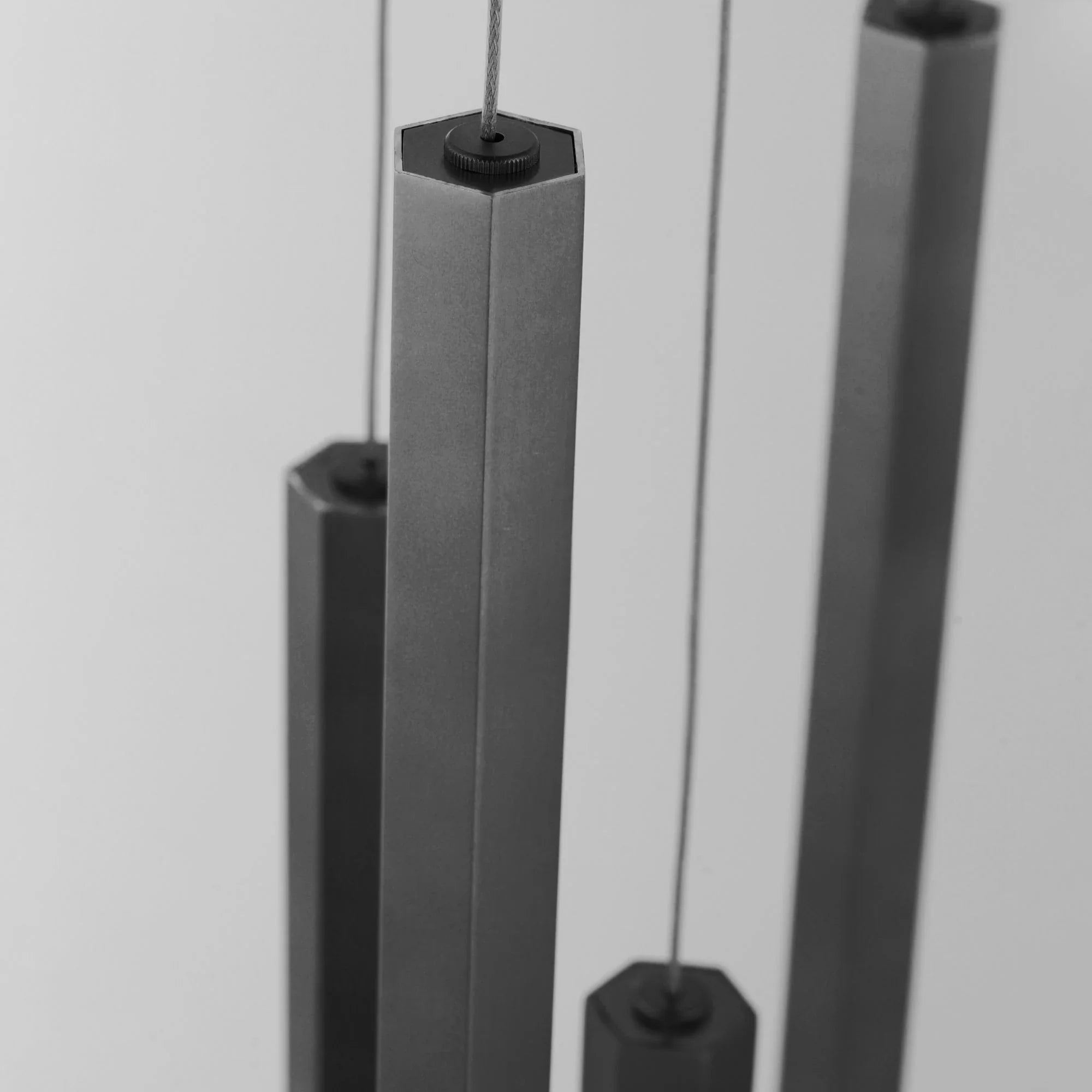 ET2 Lighting - Diaphane 15" 9-Light LED Pendant, Black Finish | Bees Lighting