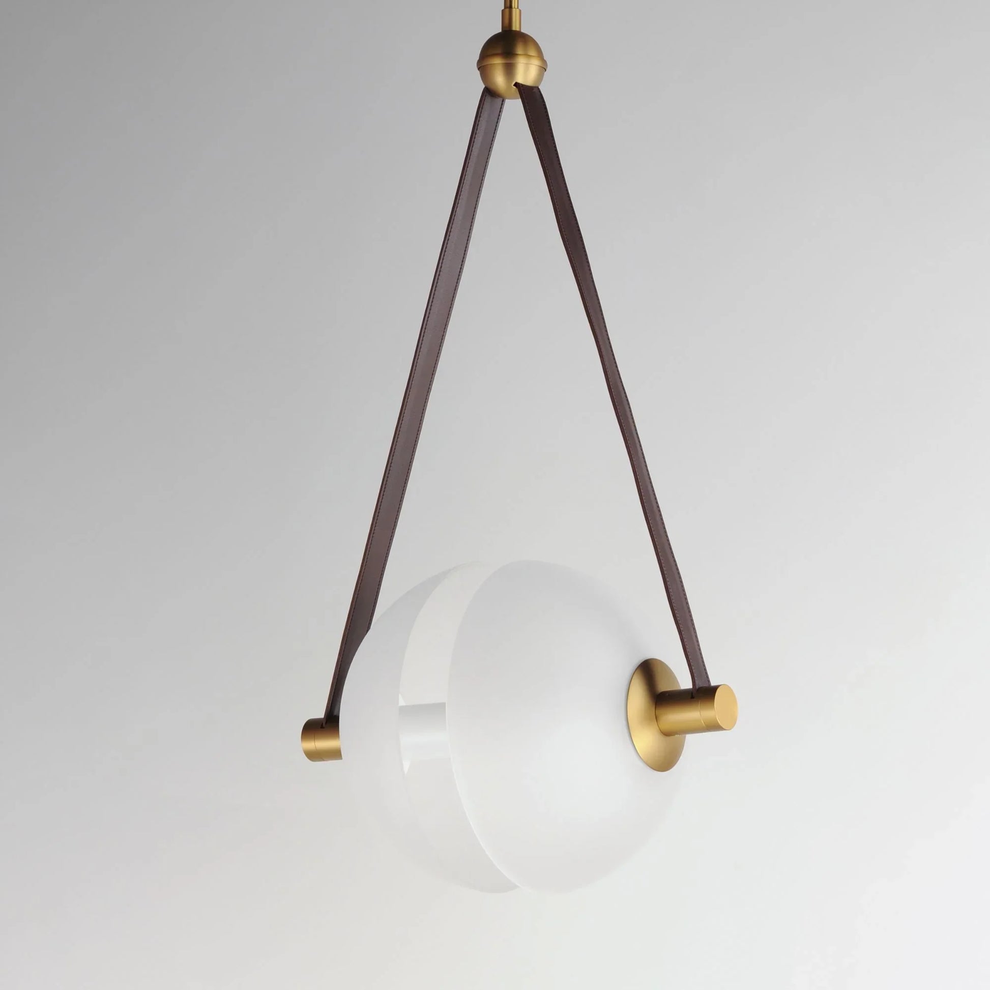 ET2 Lighting - Dispatch 17" LED Pendant, Natural Aged Brass Finish | Bees Lighting