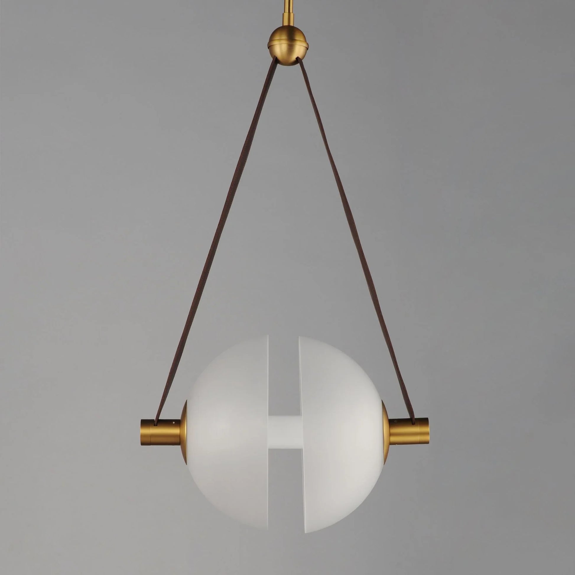 ET2 Lighting - Dispatch 17" LED Pendant, Natural Aged Brass Finish | Bees Lighting