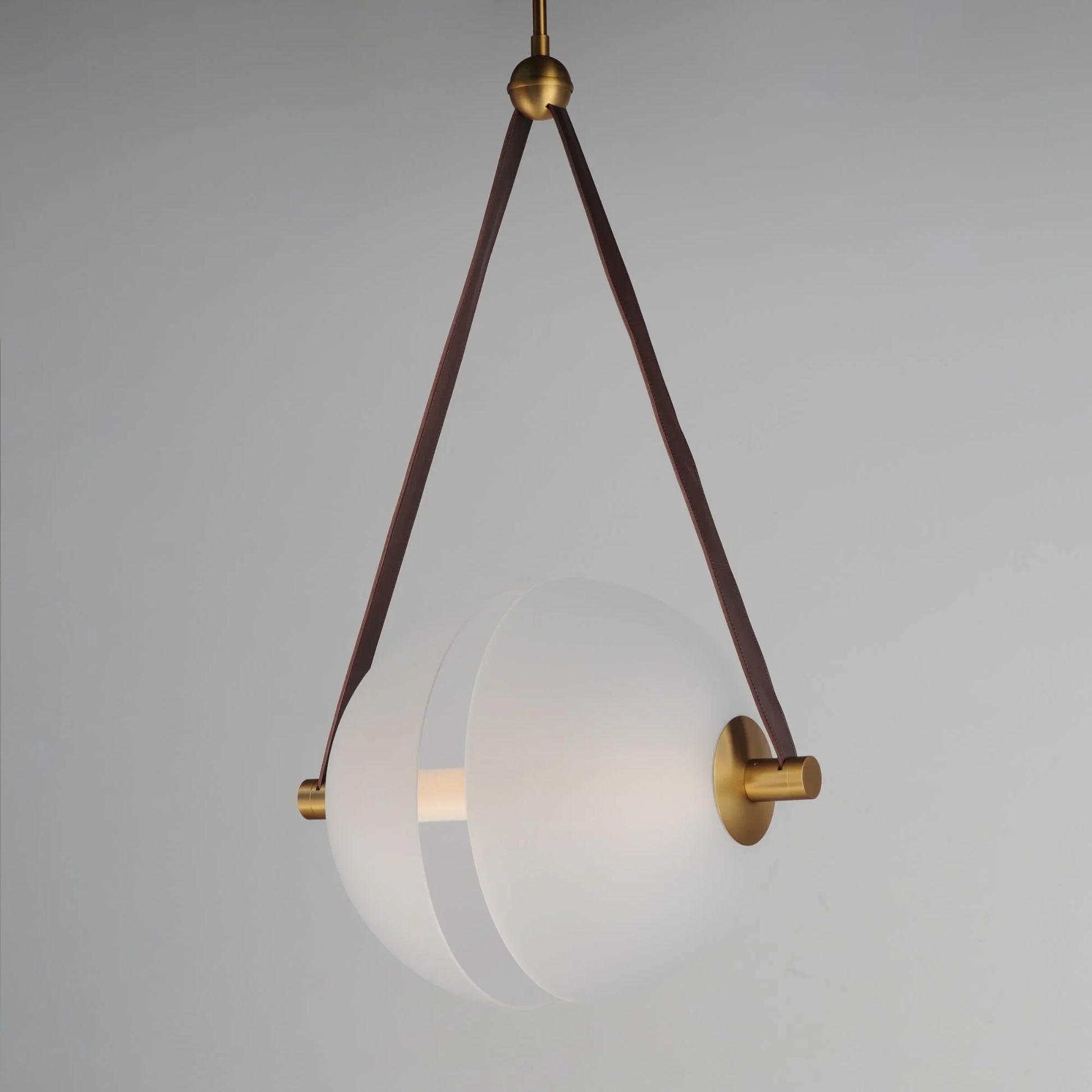 ET2 Lighting - Dispatch 23" LED Pendant, Natural Aged Brass Finish | Bees Lighting