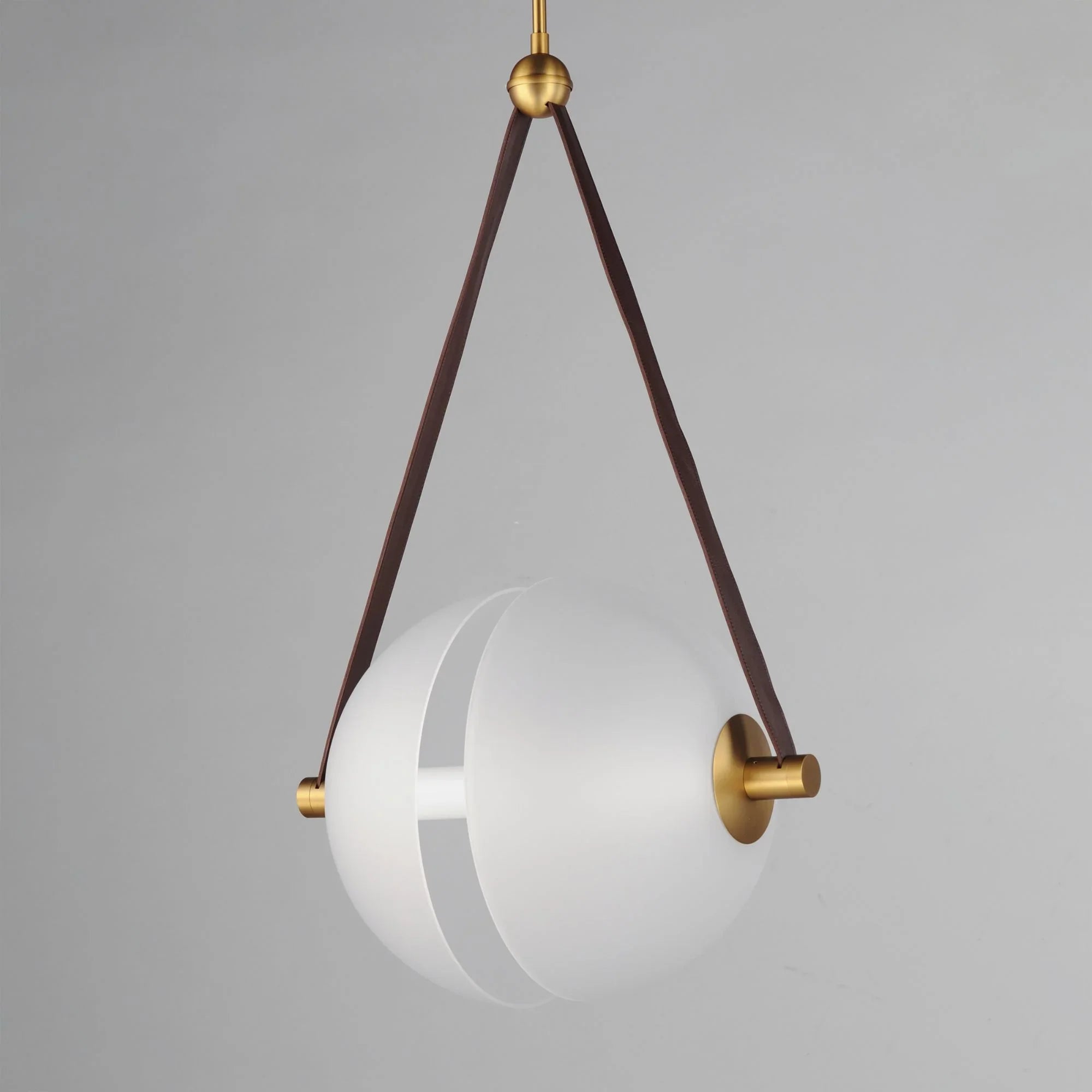 ET2 Lighting - Dispatch 23" LED Pendant, Natural Aged Brass Finish | Bees Lighting