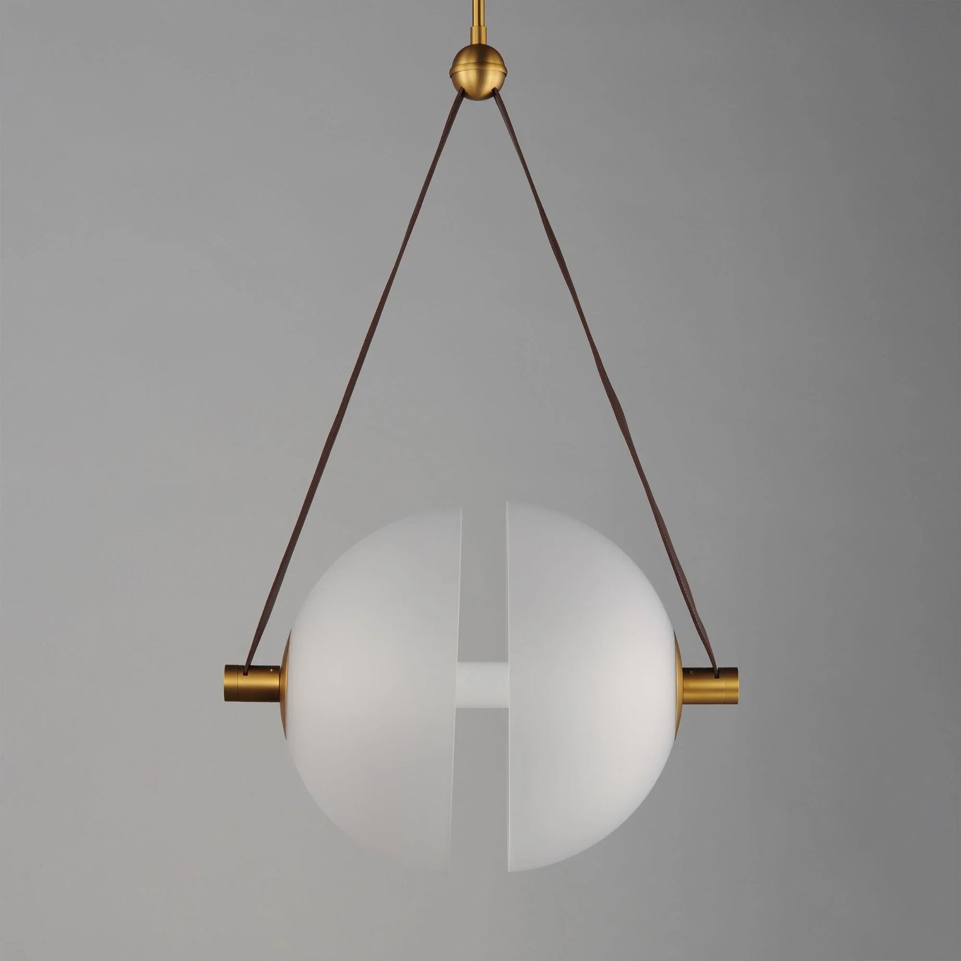 ET2 Lighting - Dispatch 23" LED Pendant, Natural Aged Brass Finish | Bees Lighting