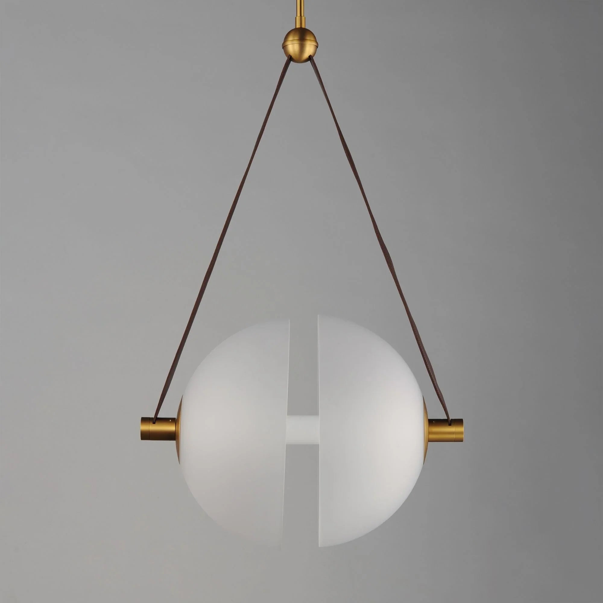 ET2 Lighting - Dispatch 23" LED Pendant, Natural Aged Brass Finish | Bees Lighting