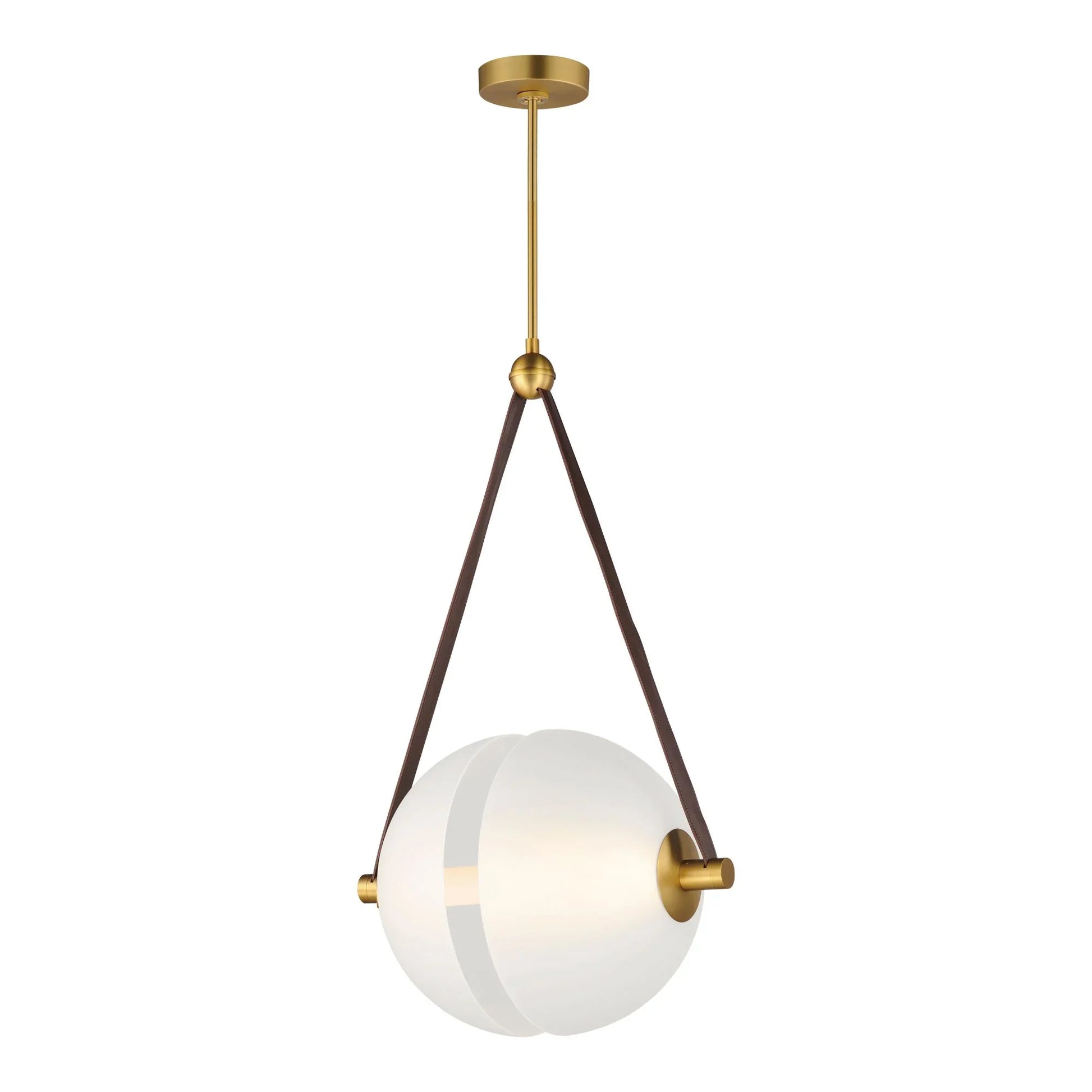 ET2 Lighting - Dispatch 23" LED Pendant, Natural Aged Brass Finish | Bees Lighting
